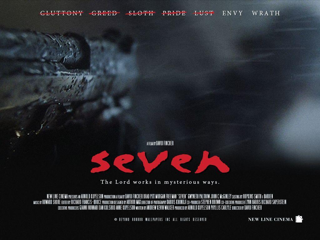 1024x768 Seven 1995 poster wallpaper by Beyond. Free movies online, Full