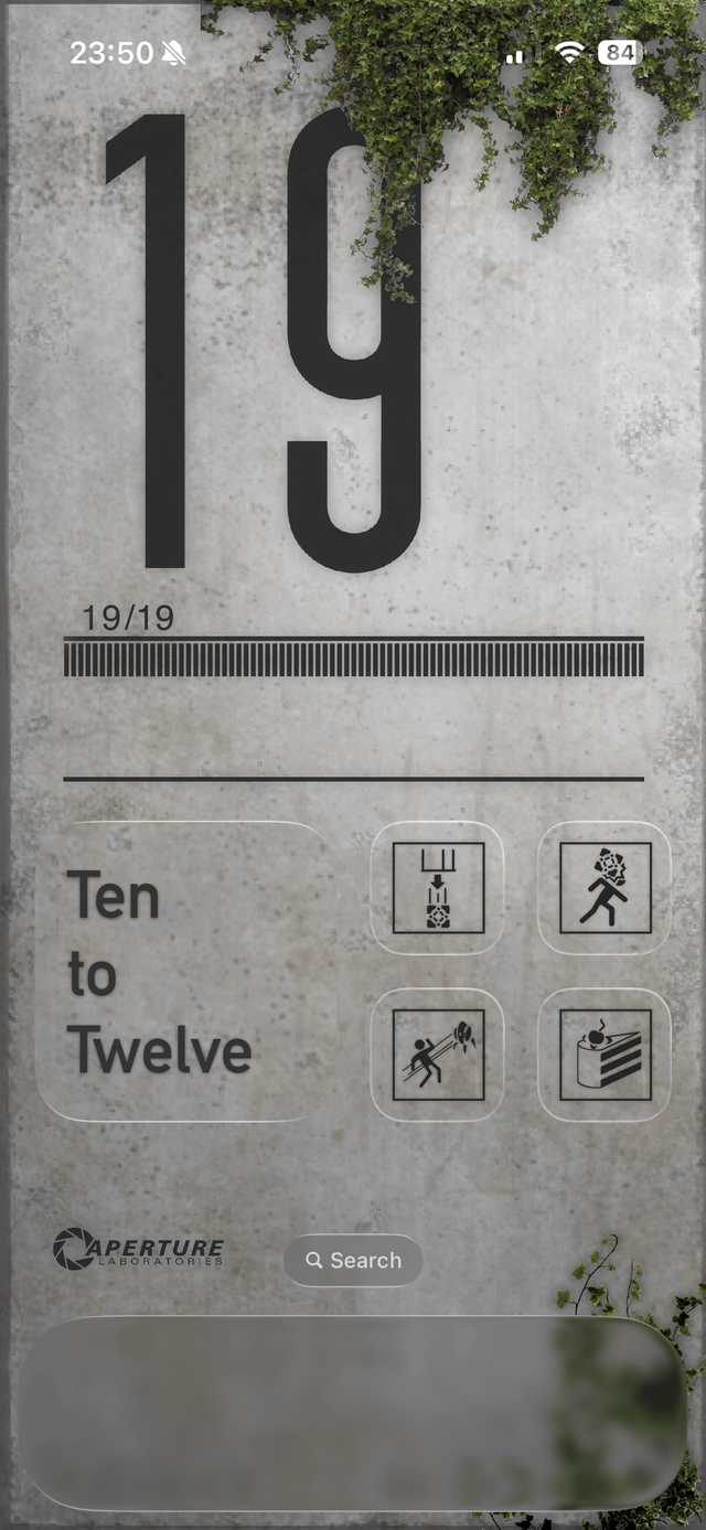 640x1387 Portal wallpaper custom made