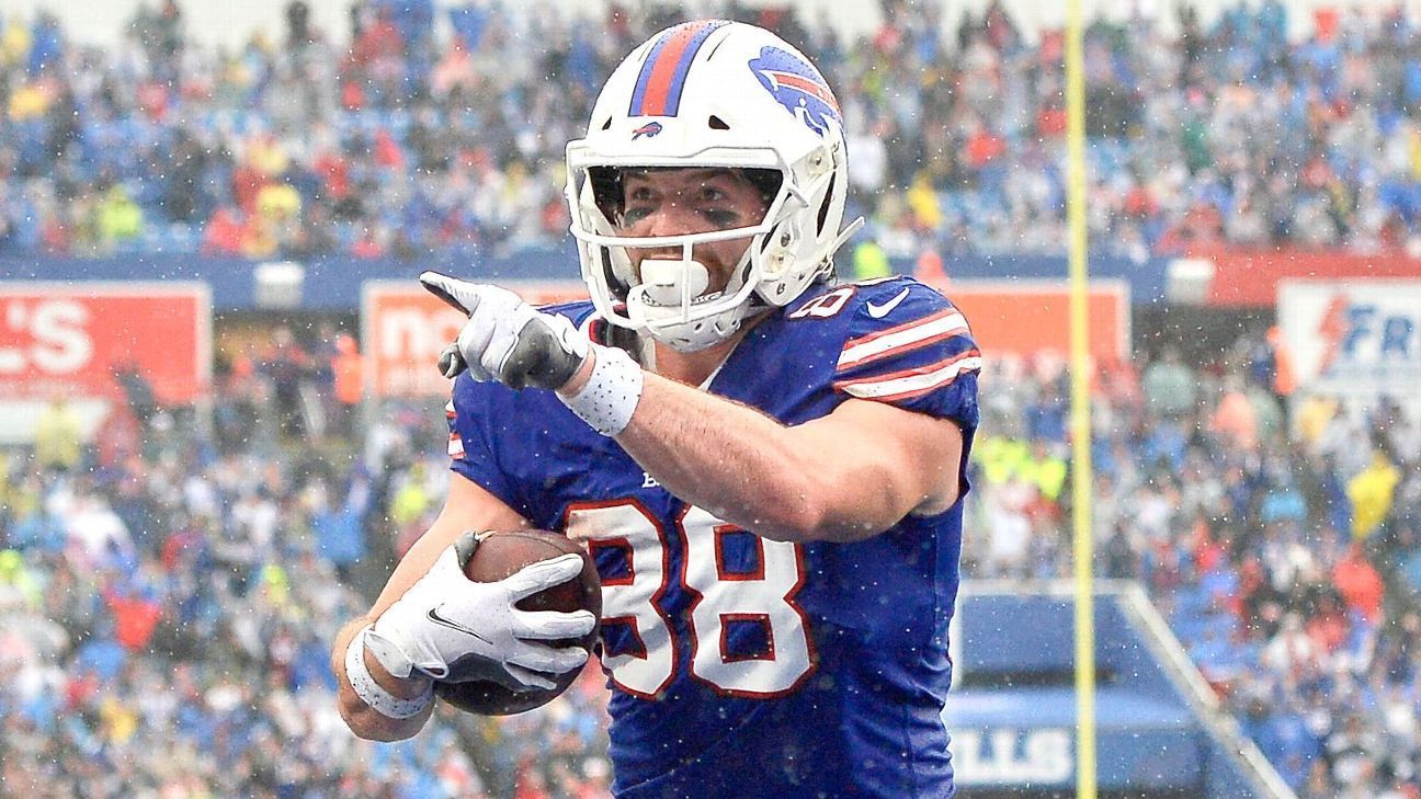 1296x729 Buffalo Bills tight end Dawson Knox set to return vs. New York Jets after missing two games due to injury