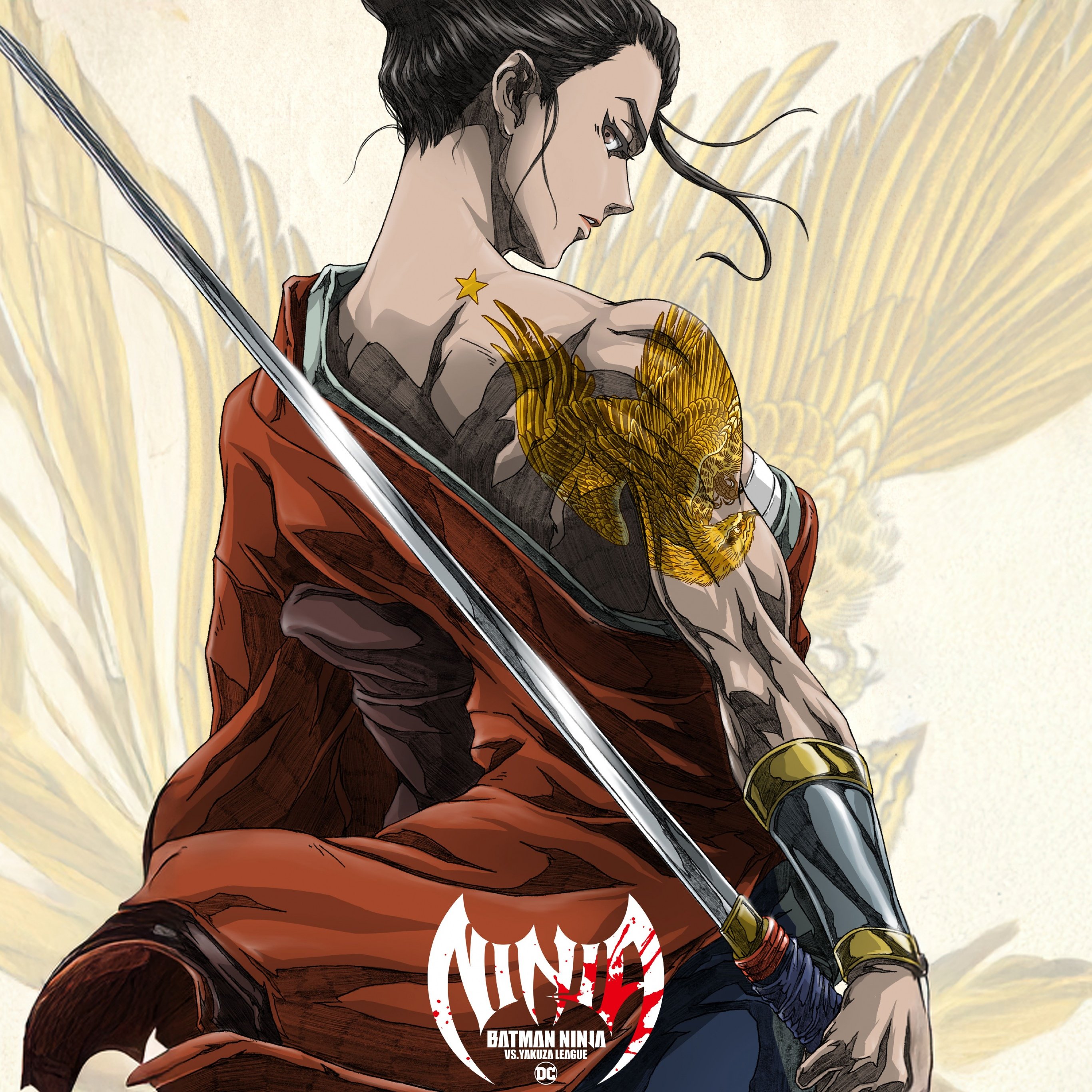 2732x2732 Wonder Woman Wallpaper 4K, Batman Ninja vs. Yakuza League
