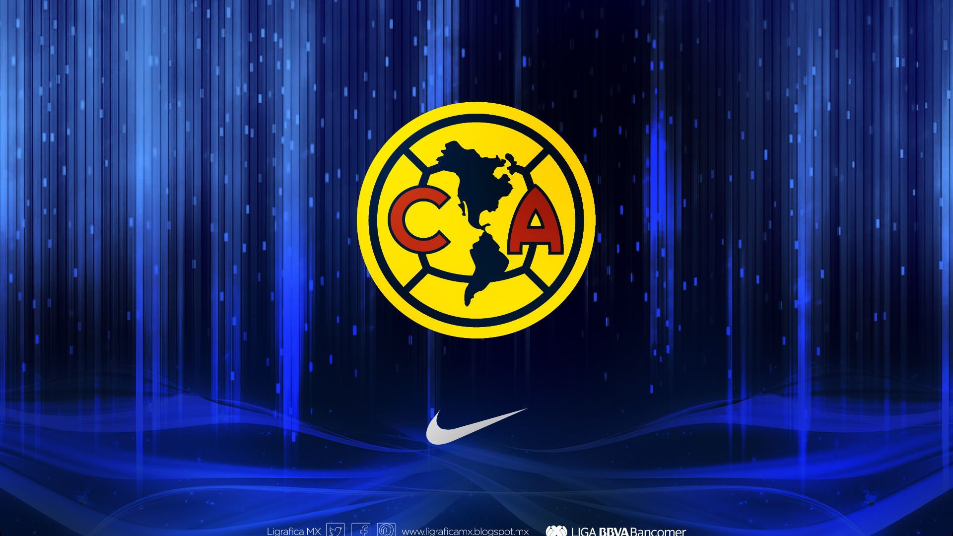 1920x1080 football, club america, club america logo Wallpaper and other
