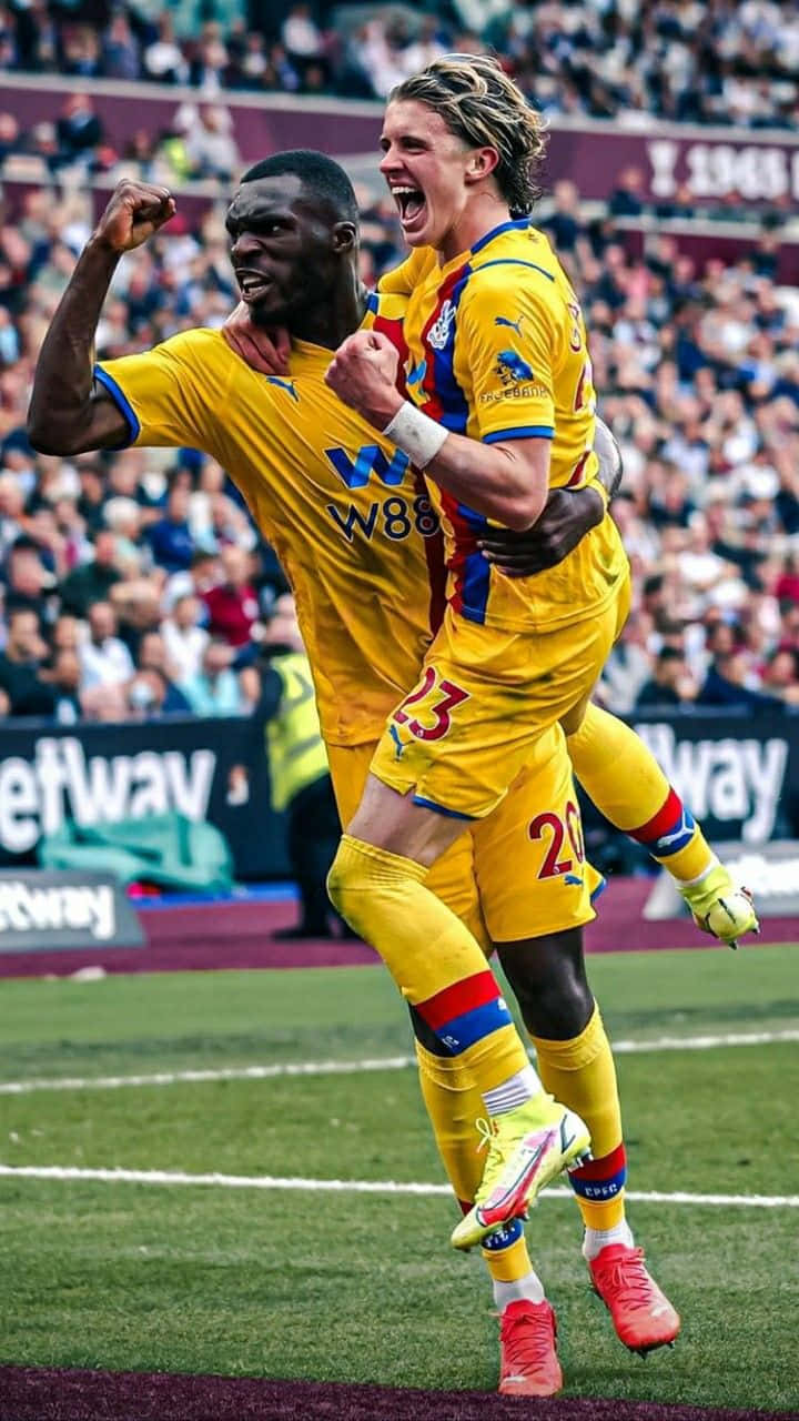 720x1280 Download Christian Benteke Carrying Conor Gallagher 2021 Wallpaper