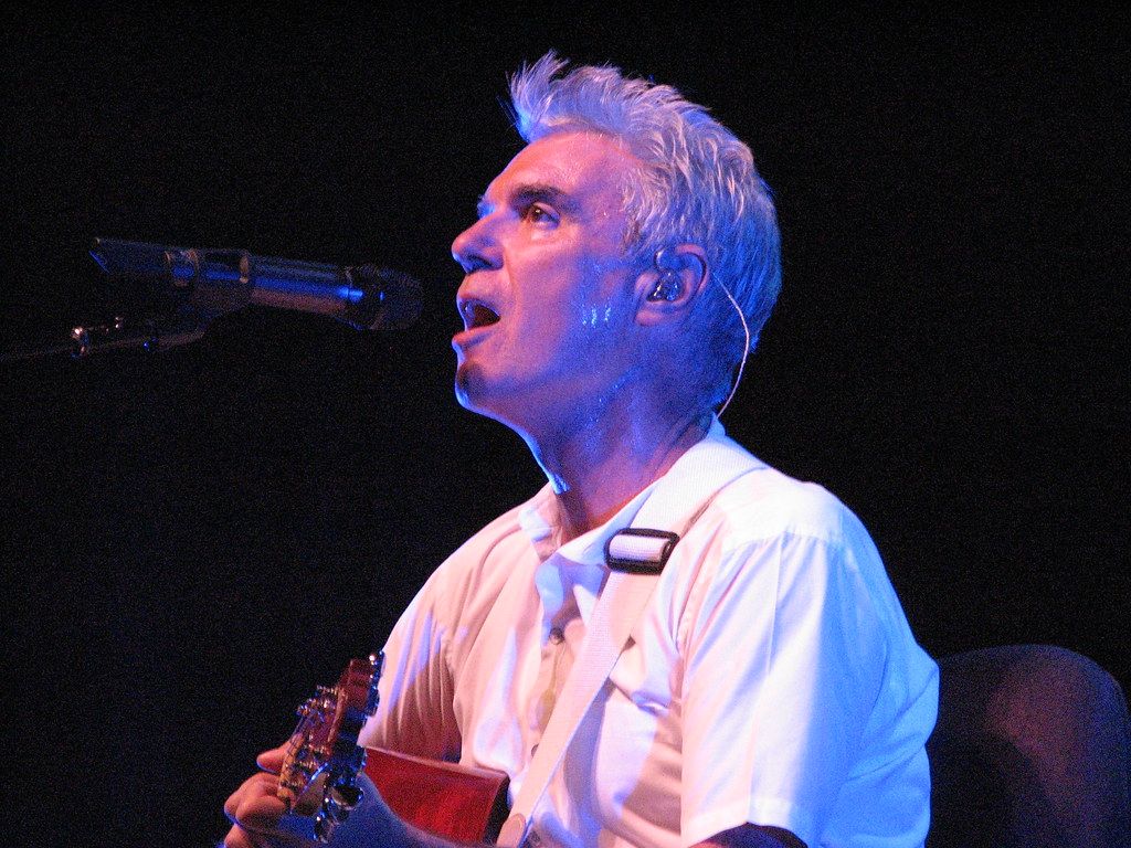 1024x768 David Byrne 2008 10 14 Minneapolis MN. David Byrne Performi
