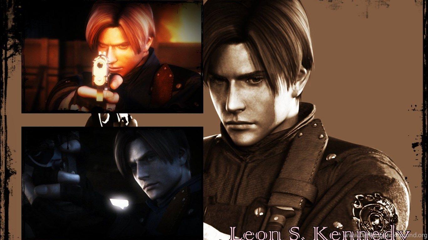 1366x768 Leon S. Kennedy Wallpaper By MaryInma Desktop