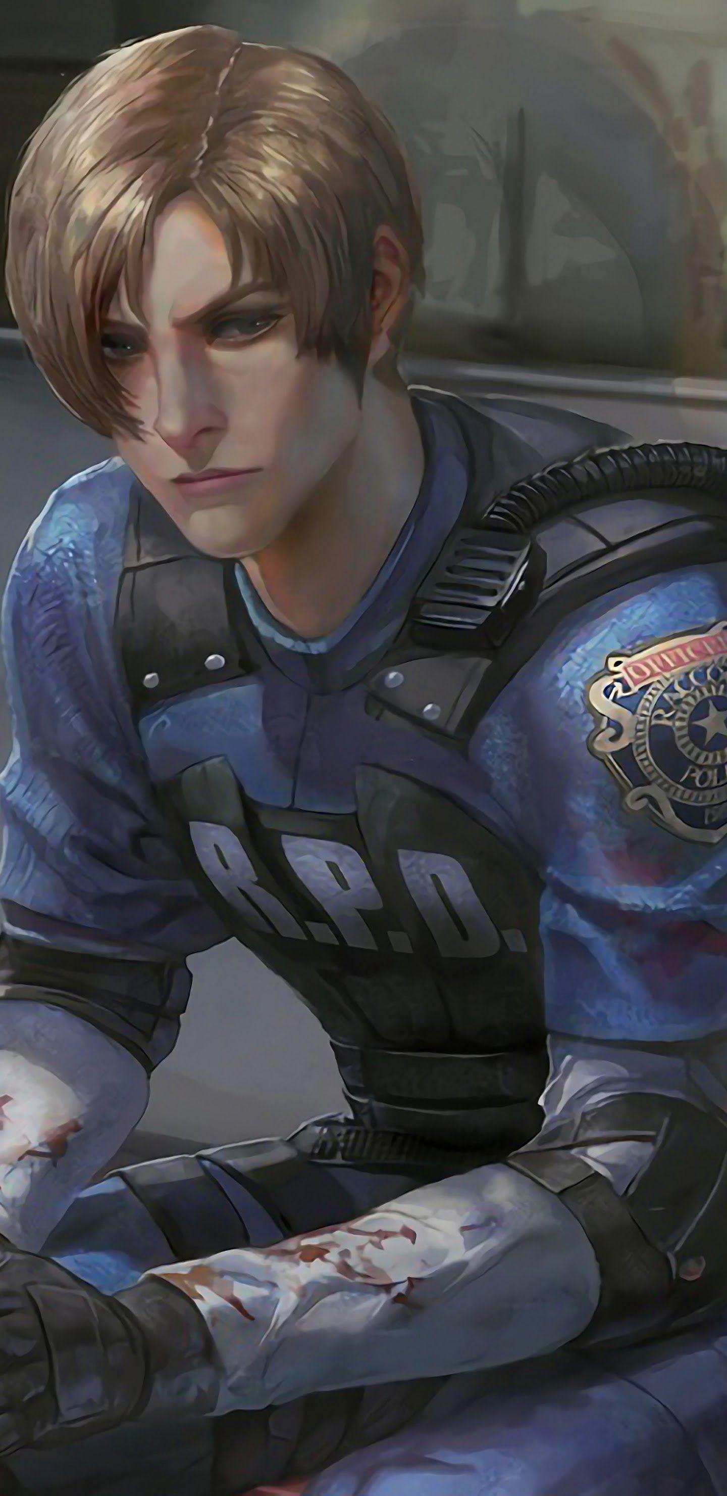 1440x2960 Leon S. Kennedy Resident Evil 2 4K Wallpaper