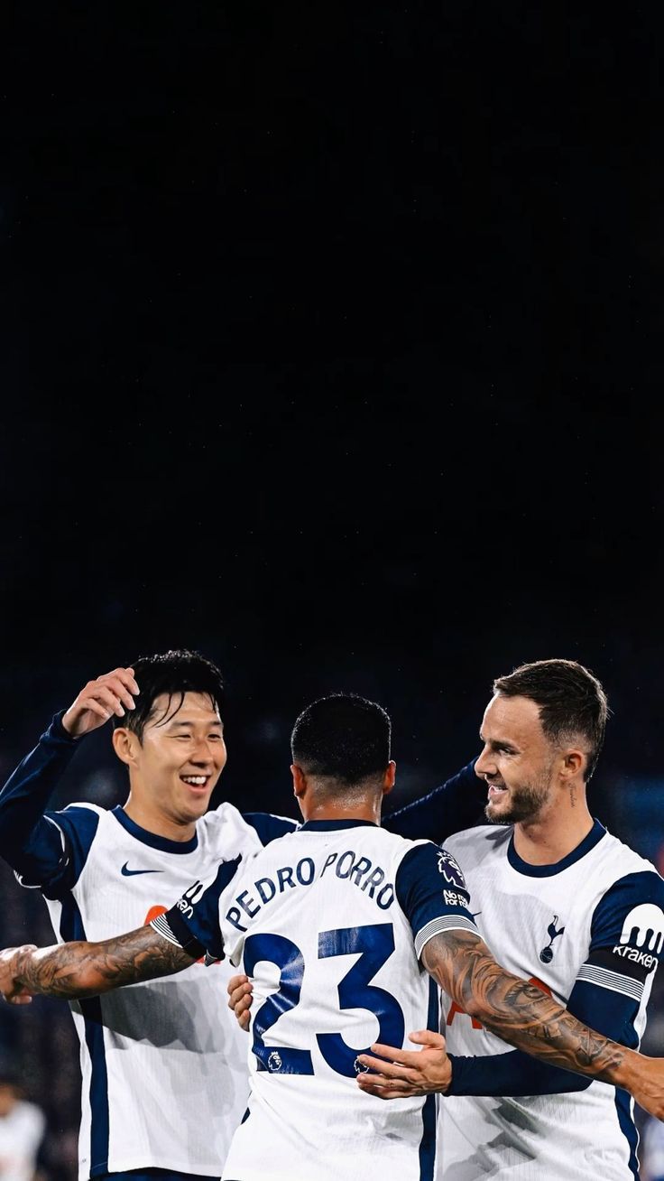 736x1308 Son heung min, Pedro Porro and James Maddison / Tottenham wallpaper