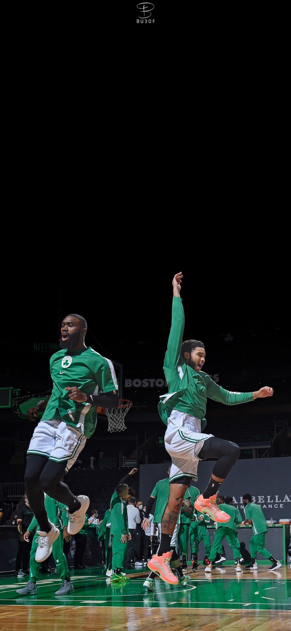 944x2048 Jayson Tatum And Jaylen Brown Wallpaper