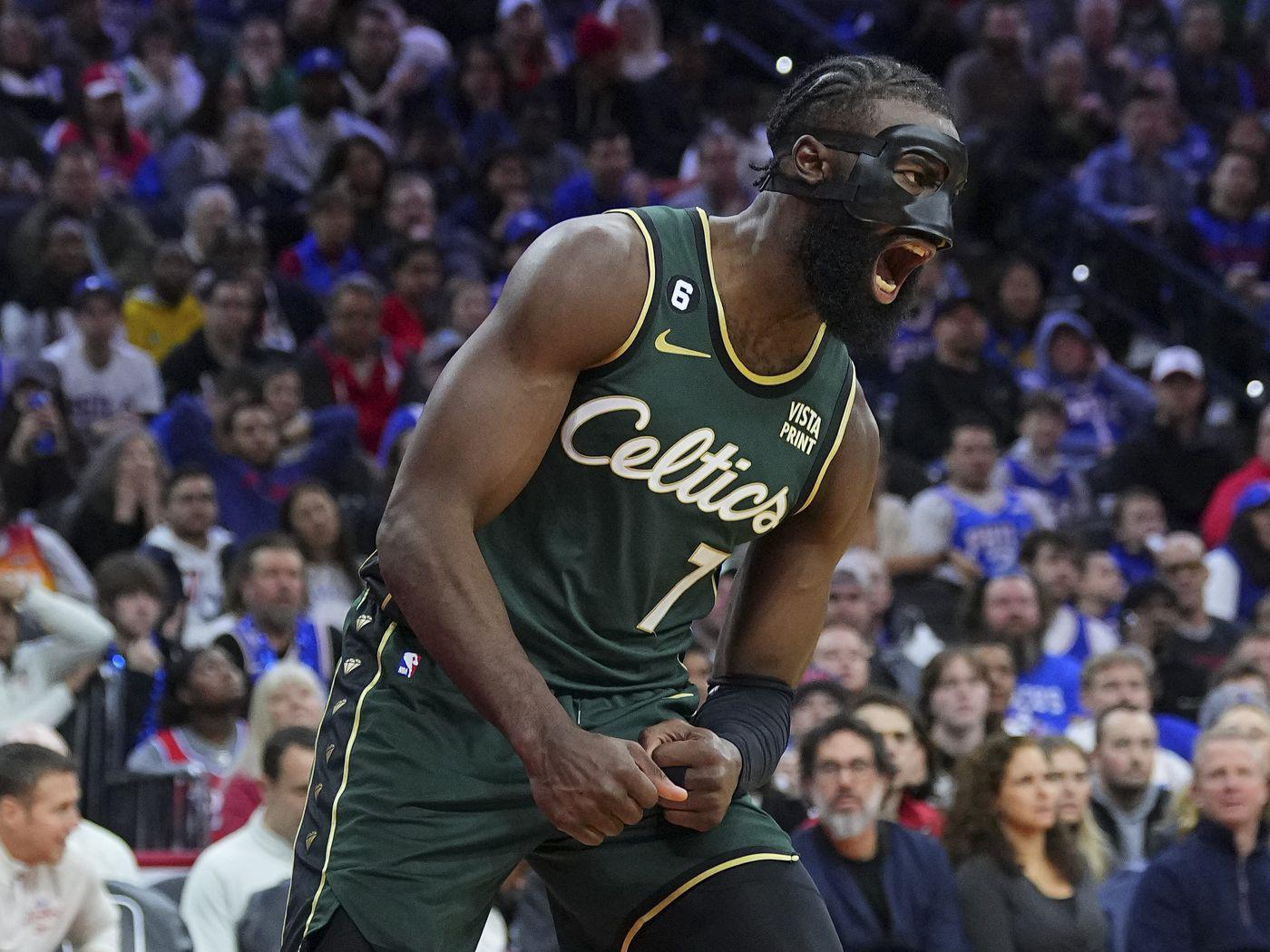 1400x1050 Any cards feat. Jaylen Brown rockin the mask ?