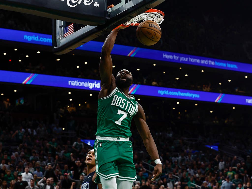 1024x768 Jaylen Brown showcases athleticism in Celtics' Game 2 win.5 The Sports Hub's Home For Sports
