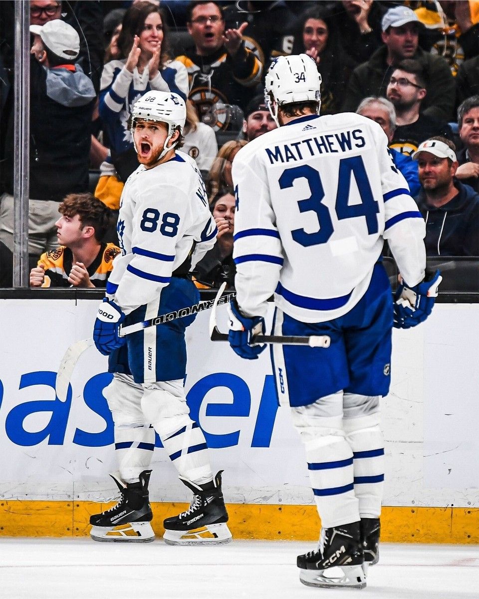 960x1200 Auston Matthews & William Nylander Toronto Maple Leafs 8x10 NHL Hockey Photo