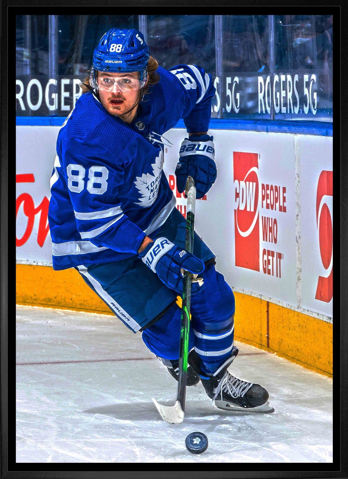 1214x1673 William Nylander Toronto Maple Leafs Framed 20x29 Skating Canvas