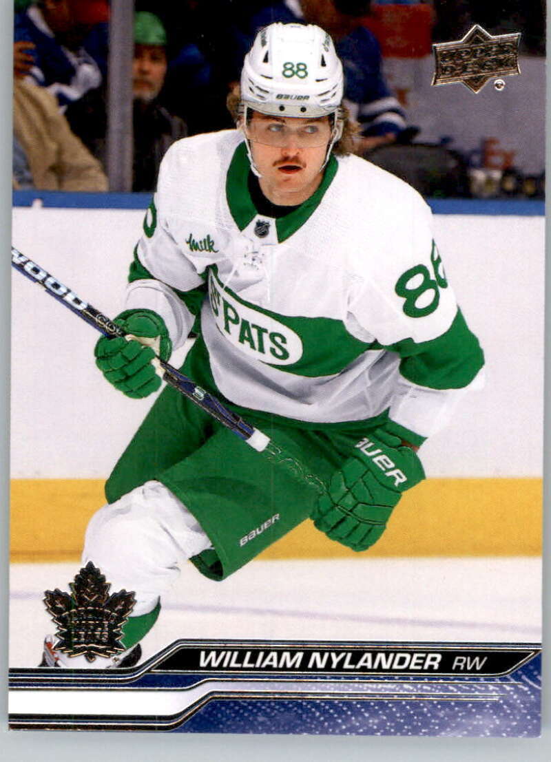 800x1107 WILLIAM NYLANDER 2023 24 Upper Deck NHL Maple Leafs