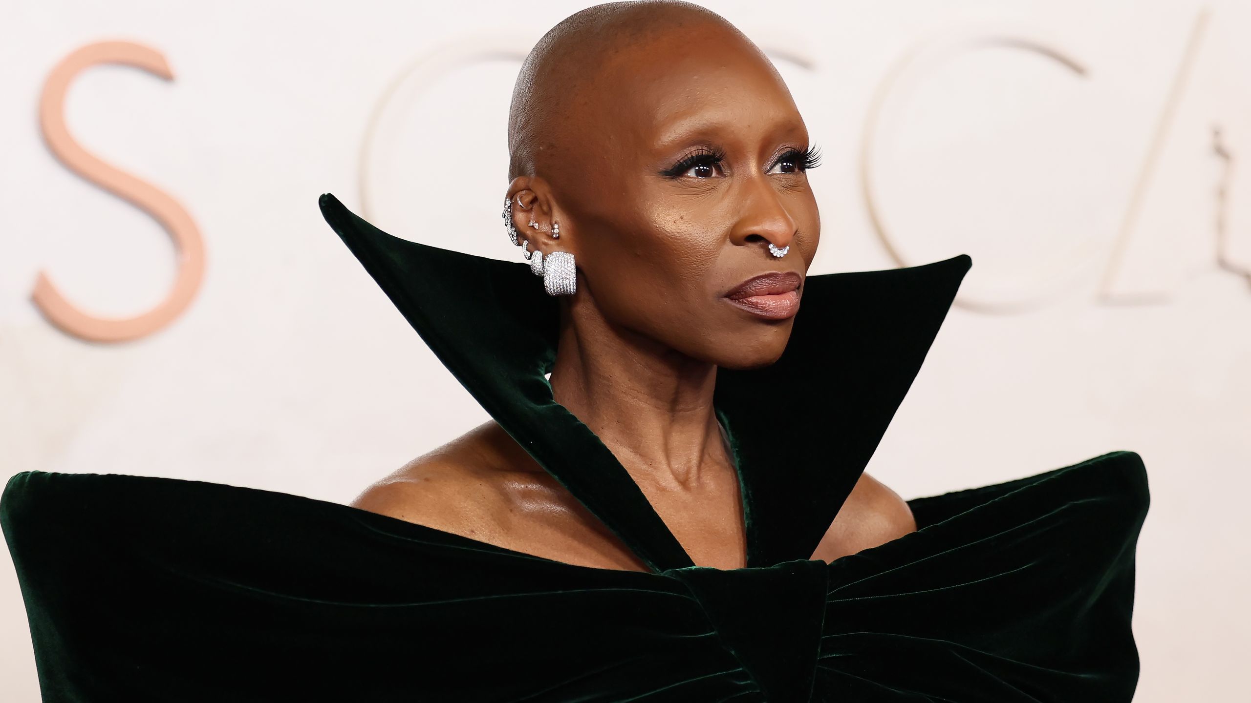 2560x1440 Of Course, Cynthia Erivo Saved Her Best Nail Art for Last at the 2025 Oscars—See the Photo