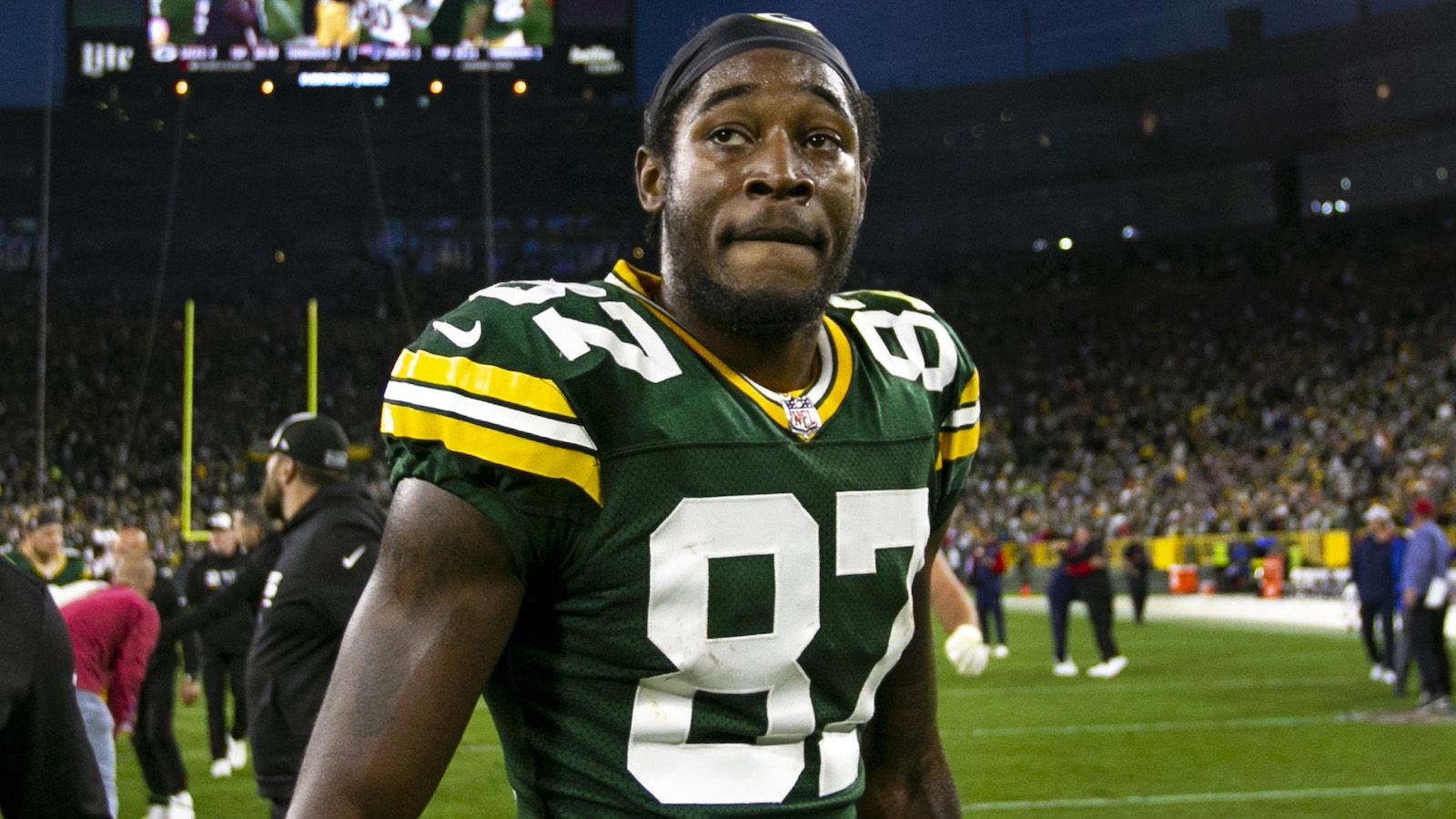 1600x900 Romeo Doubs unhappy with his role on Packers?