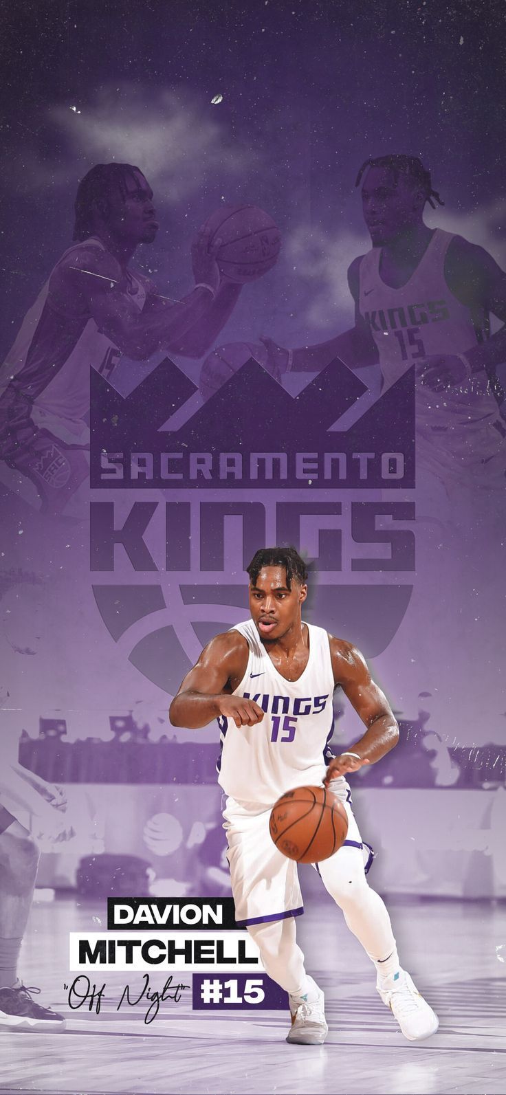 736x1593 Davion Mitchell Phone Background Kings Wallpaper