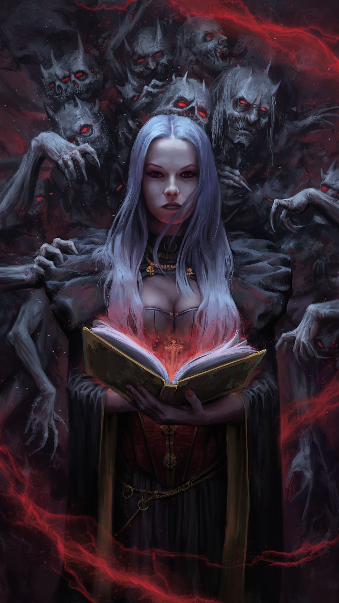 1080x1920 Wallpaper Dark Fantasy, Art, Fantasy, Fantastic Art, Illustration, Background Free Image