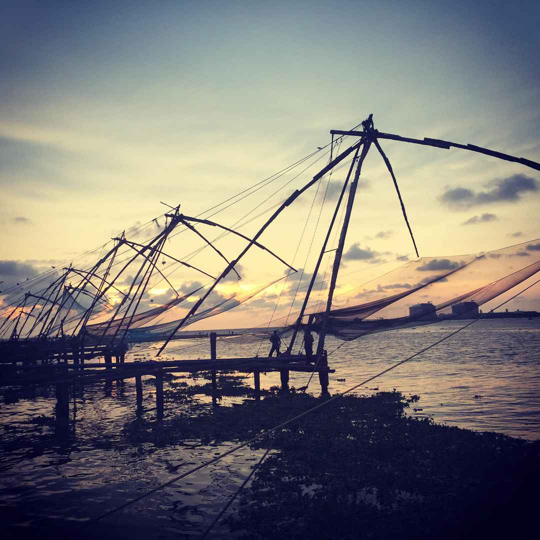 1080x1080 Hypnotic Fort Kochi: Where the pages of history come to life and pull you back in time with them