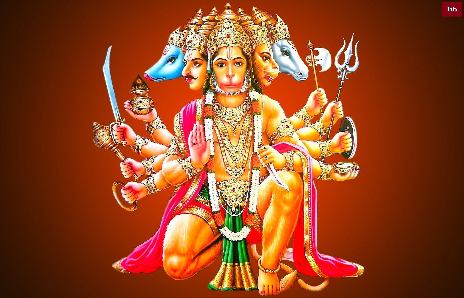 Panchmukhi Hanuman Wallpapers - Top Free Panchmukhi Hanuman Backgrounds