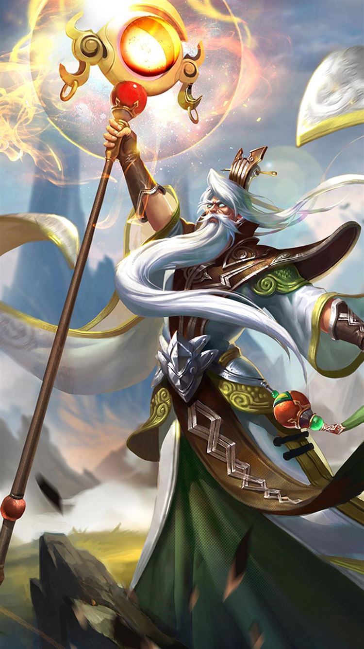 750x1334 King glory Jiang Ziya Game Poster iPhone 8 Wallpaper Free Download