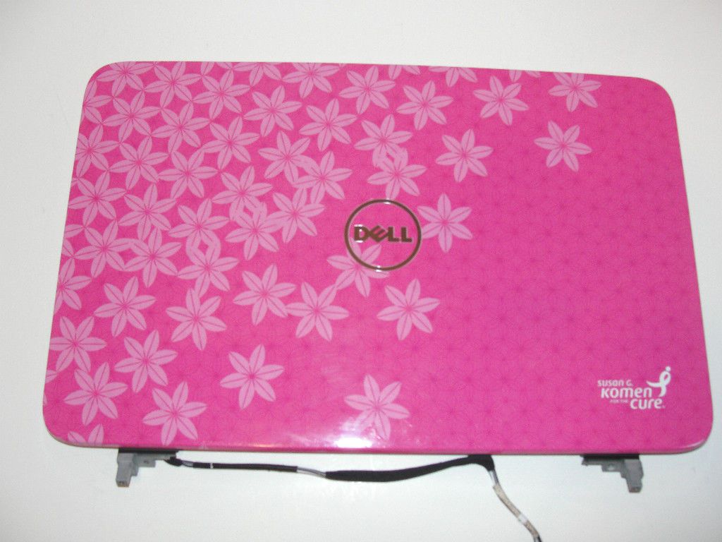 1024x768 DELL XPS L501X Susan G. Komen Cure LCD Cover LID 1KDVN 0HC74 RXF67 J3NGV ID18741