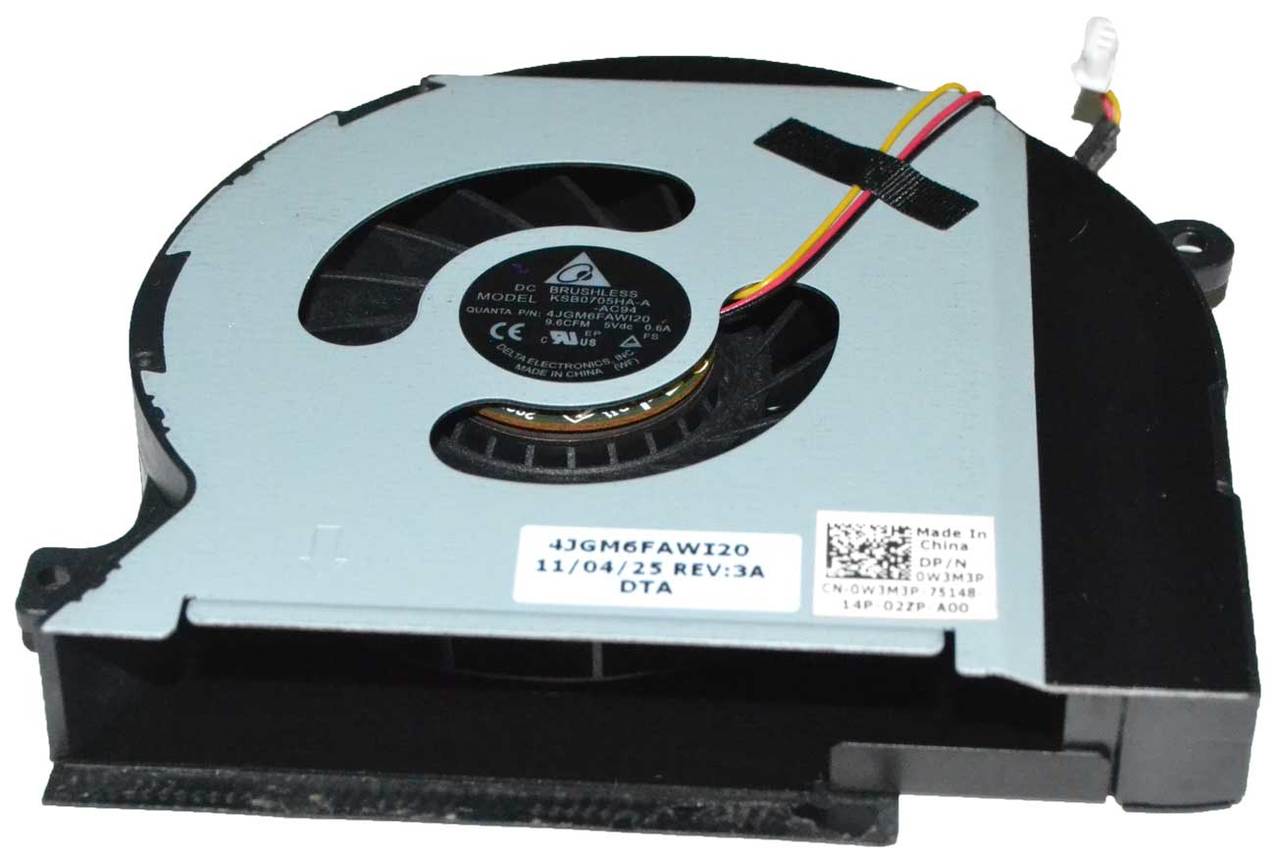 1280x860 W3M3P Cooling Fan for XPS 15 L501X L502X XPS 17 L701X L702X