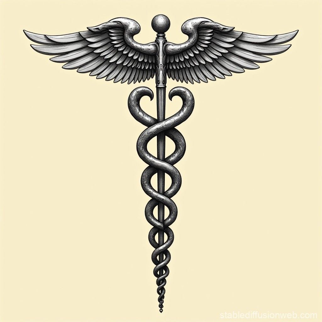 1024x1024 Rod Of Asclepius Wallpaper