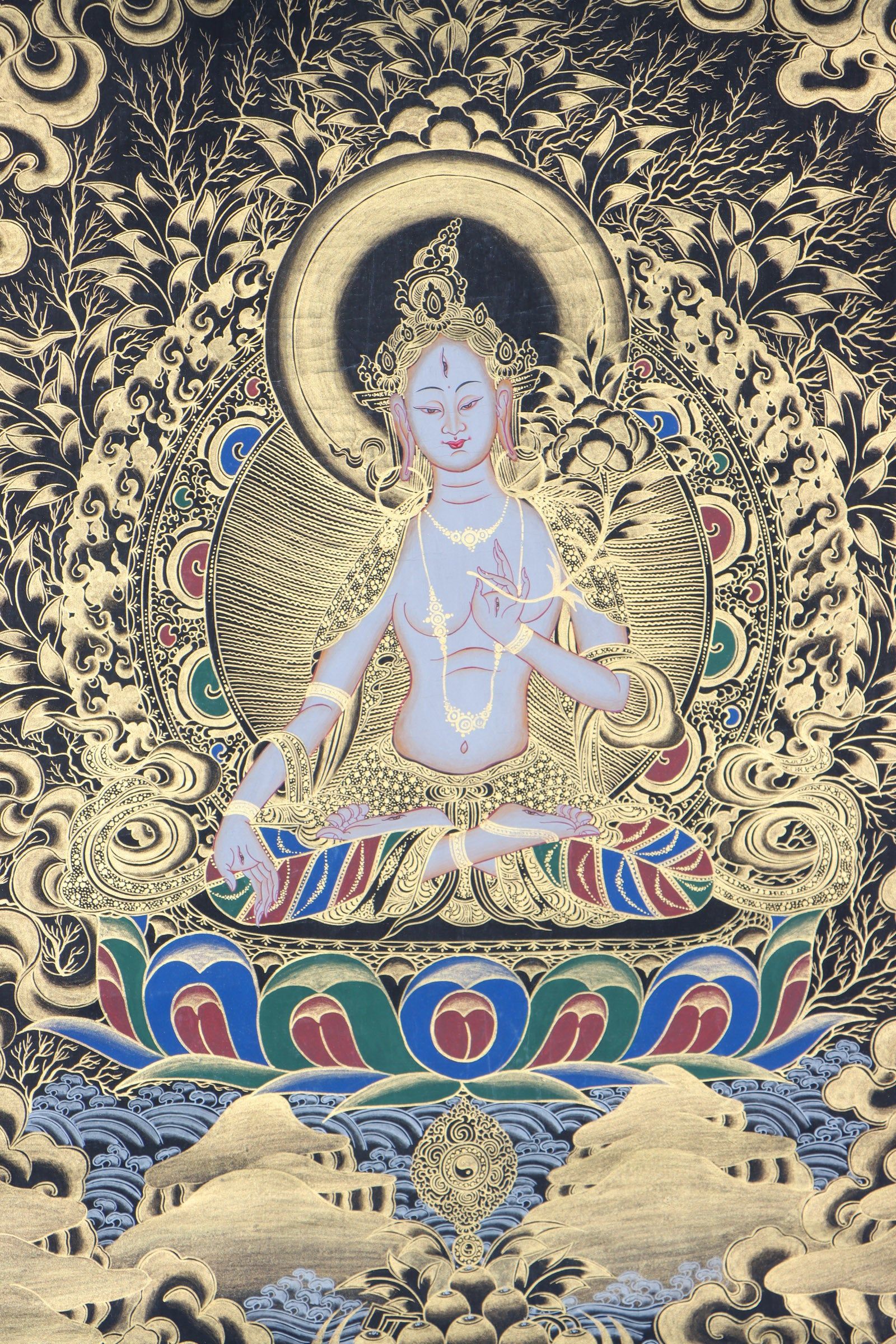 1600x2400 Thangka Painting of White Tara