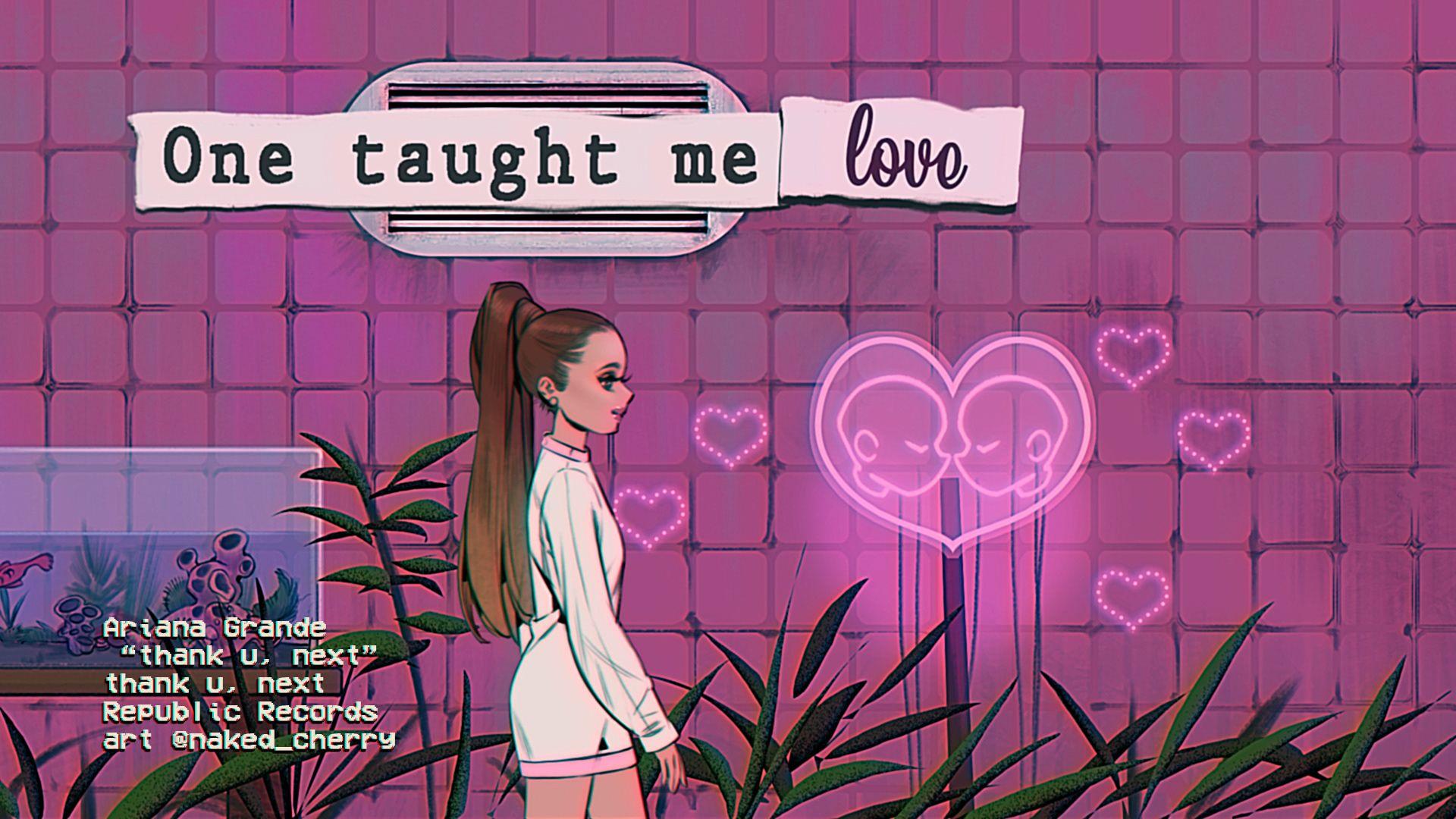 1920x1080 fanmade lyric video thank u, next