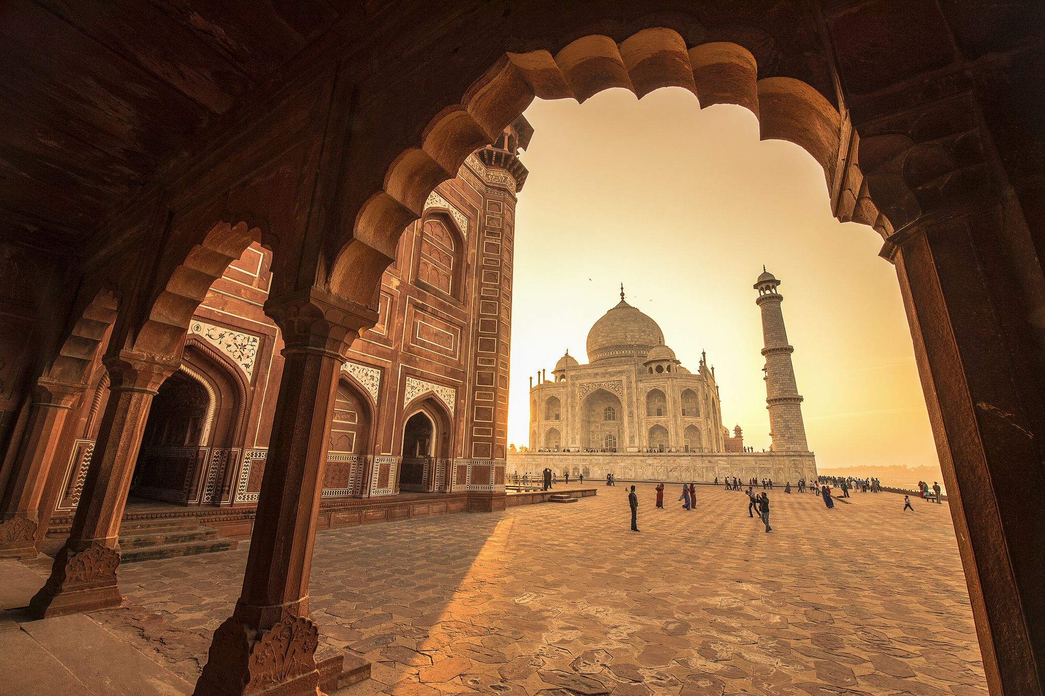 2048x1363 Wallpaper India, Taj Mahal, mosque, the mausoleum, Agra, Taj Mahal, Agra, India for mobile and desktop, section город, resolution 2048x1363