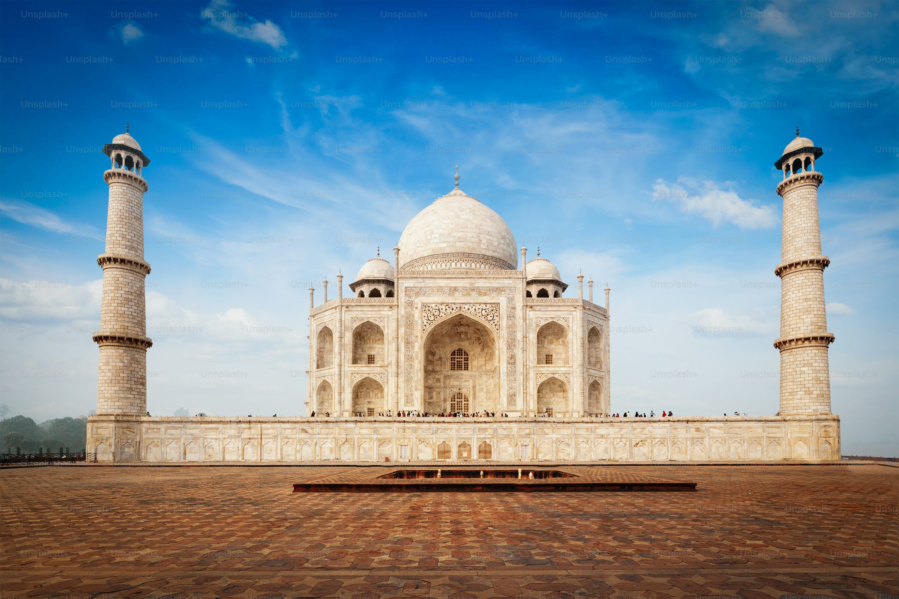 3000x2000 Taj Mahal. Indian Symbol and famous tourist destination travel background. Agra, India photo