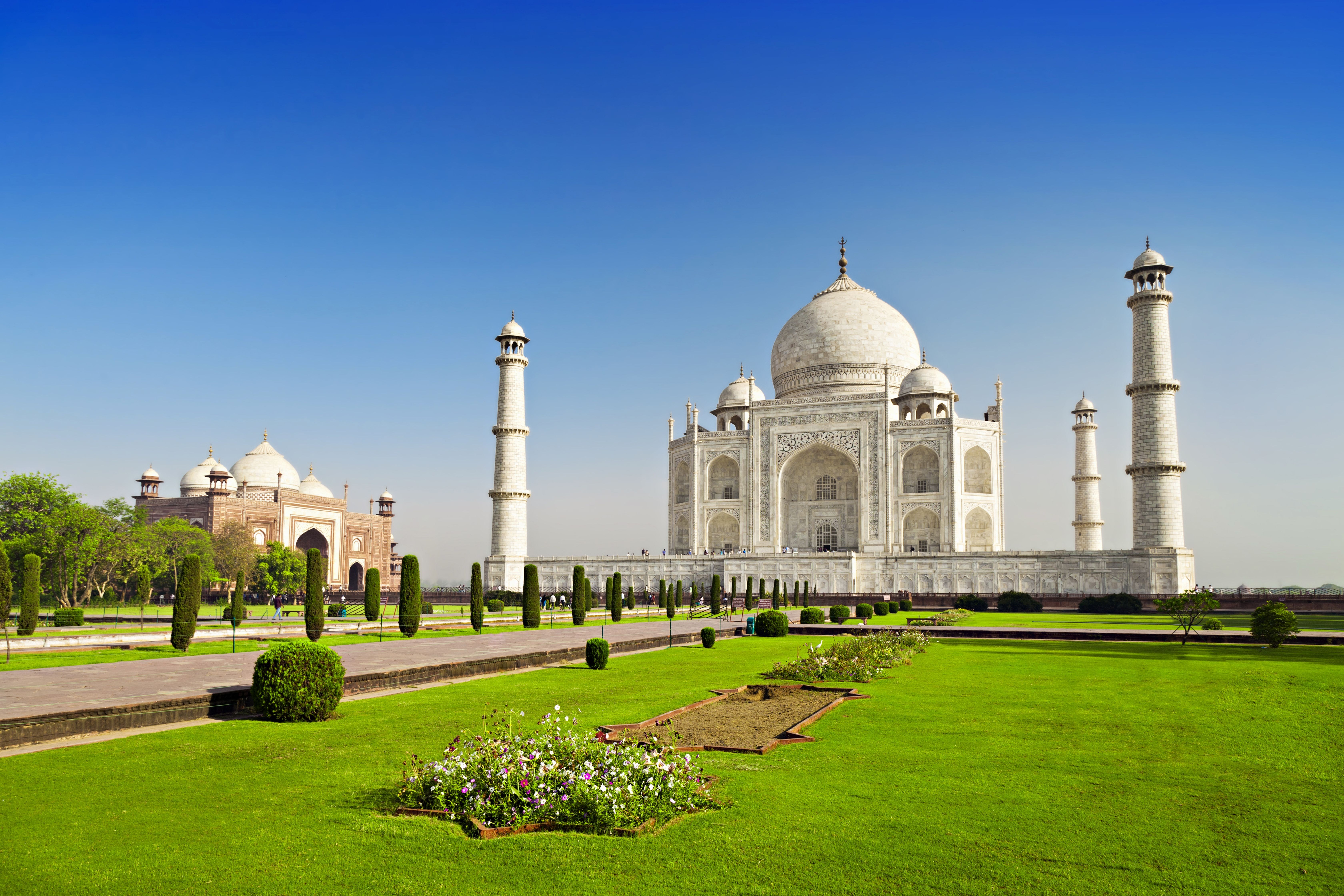 6720x4480 Wallpaper castle, India, monument, temple, Taj Mahal, The Taj Mahal, Agra, India for mobile and desktop, section город, resolution 6720x4480