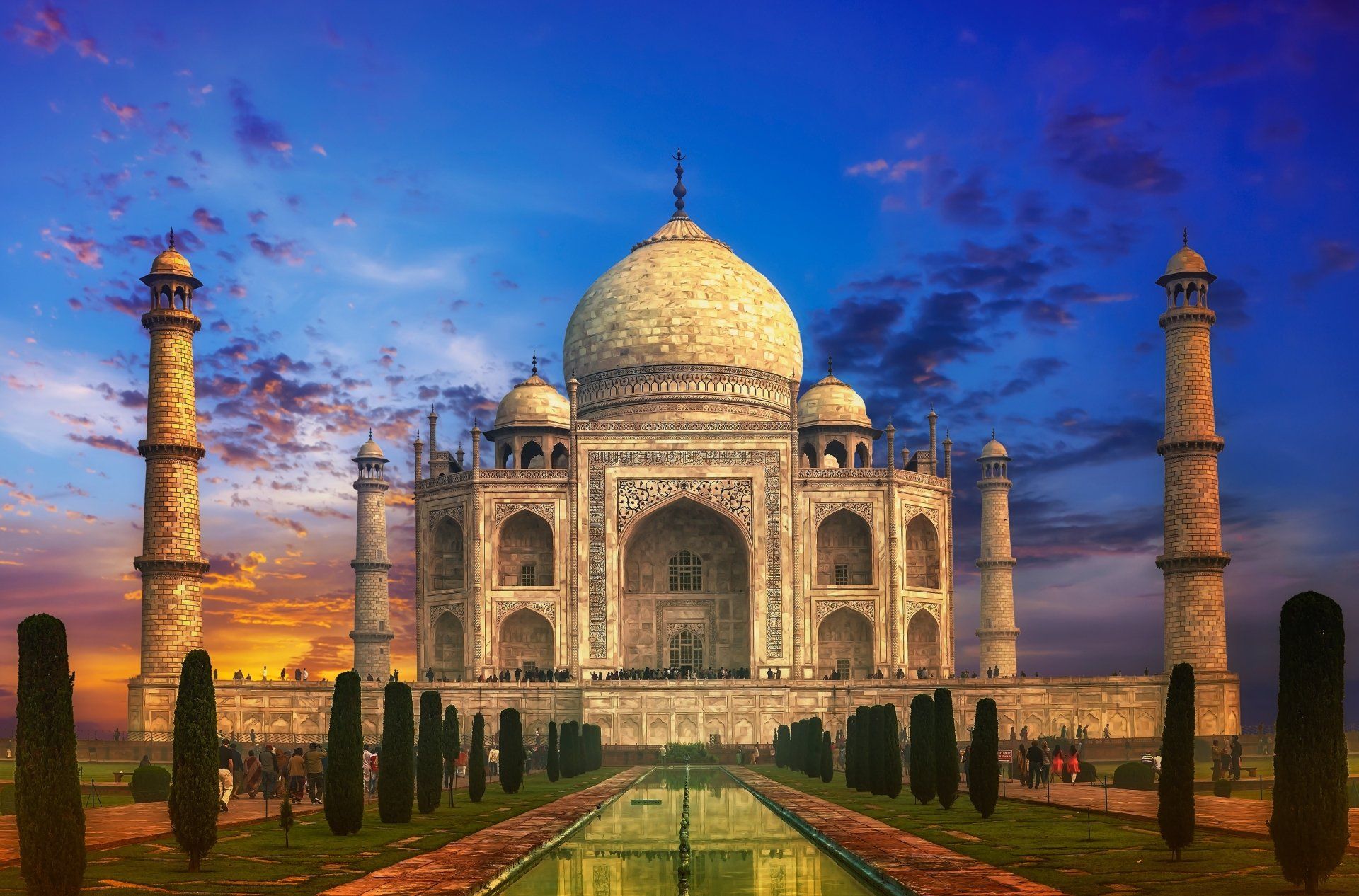 1920x1266 Taj Mahal at Sunset Ultra HD Wallpaper