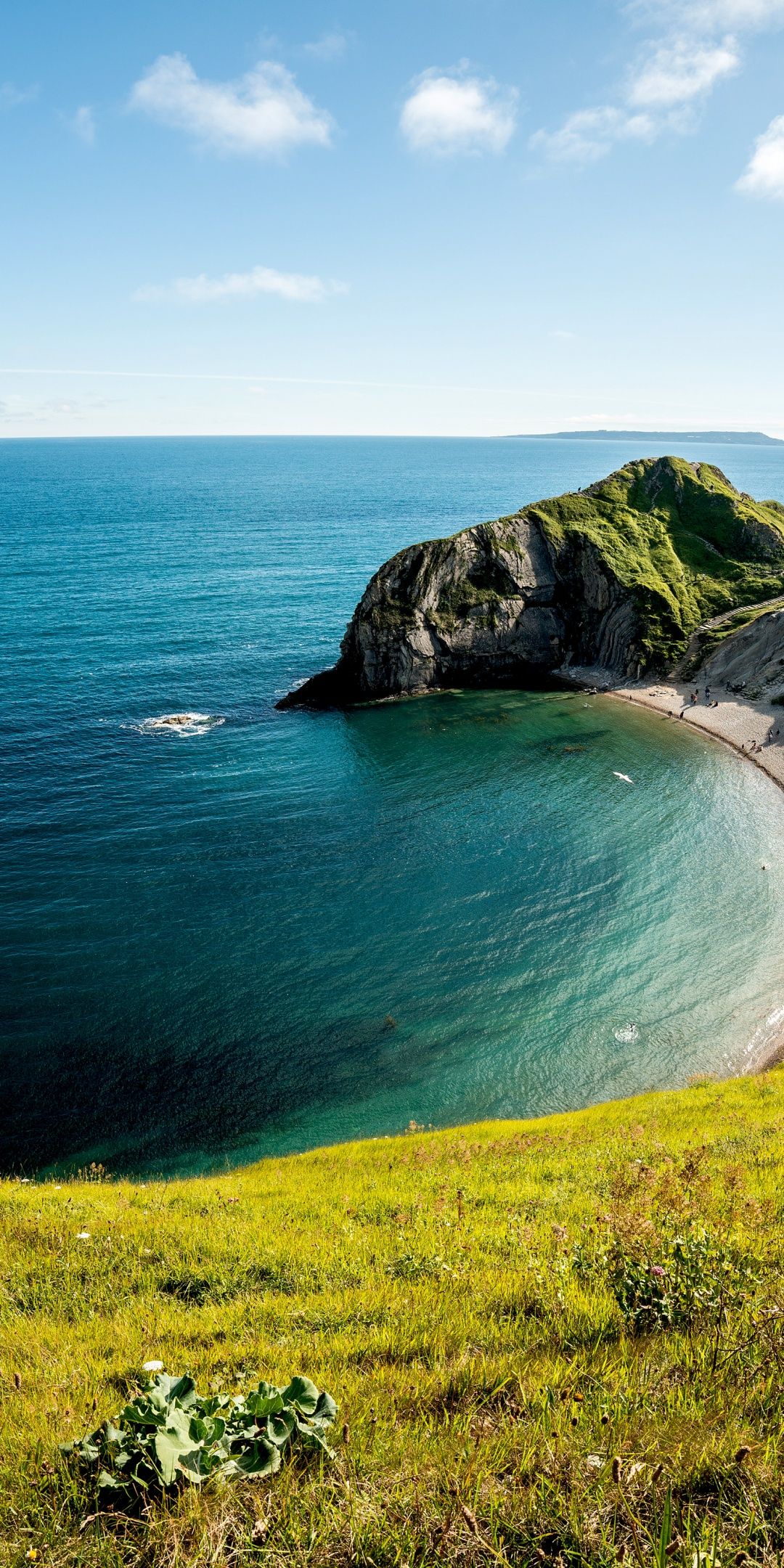 1080x2160 Durdle Door Wallpaper 4K, Coastline, Beach, Dorset, England