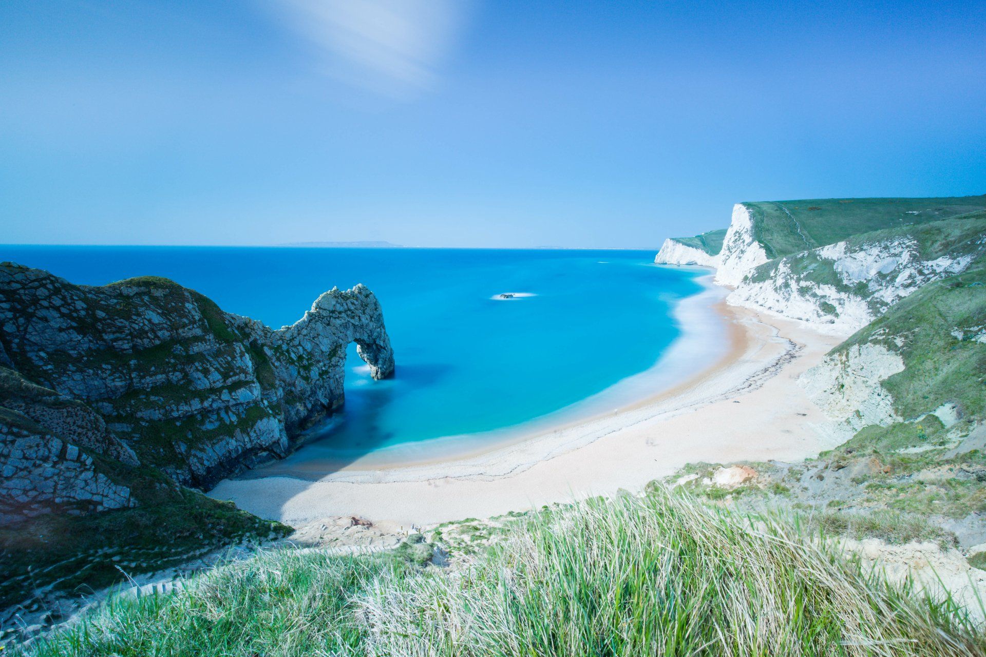 1920x1280 Download Cliff Seascape Coast Shore Sea Limestone England Dorset Nature Durdle Door 4k Ultra HD Wallpaper