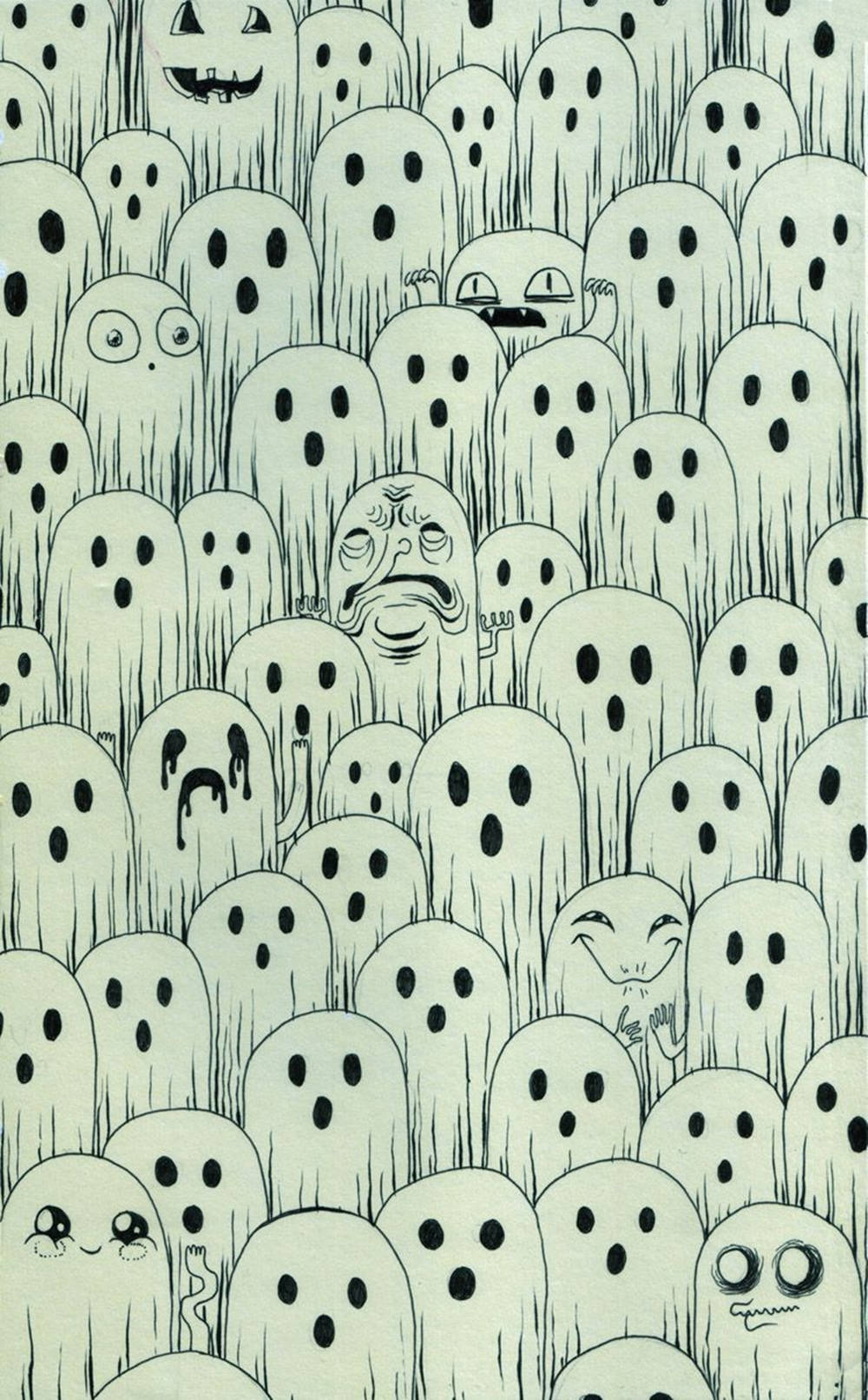 1000x1612 Download Experience the scares and wonders of spooky aesthetic. Wallpaper