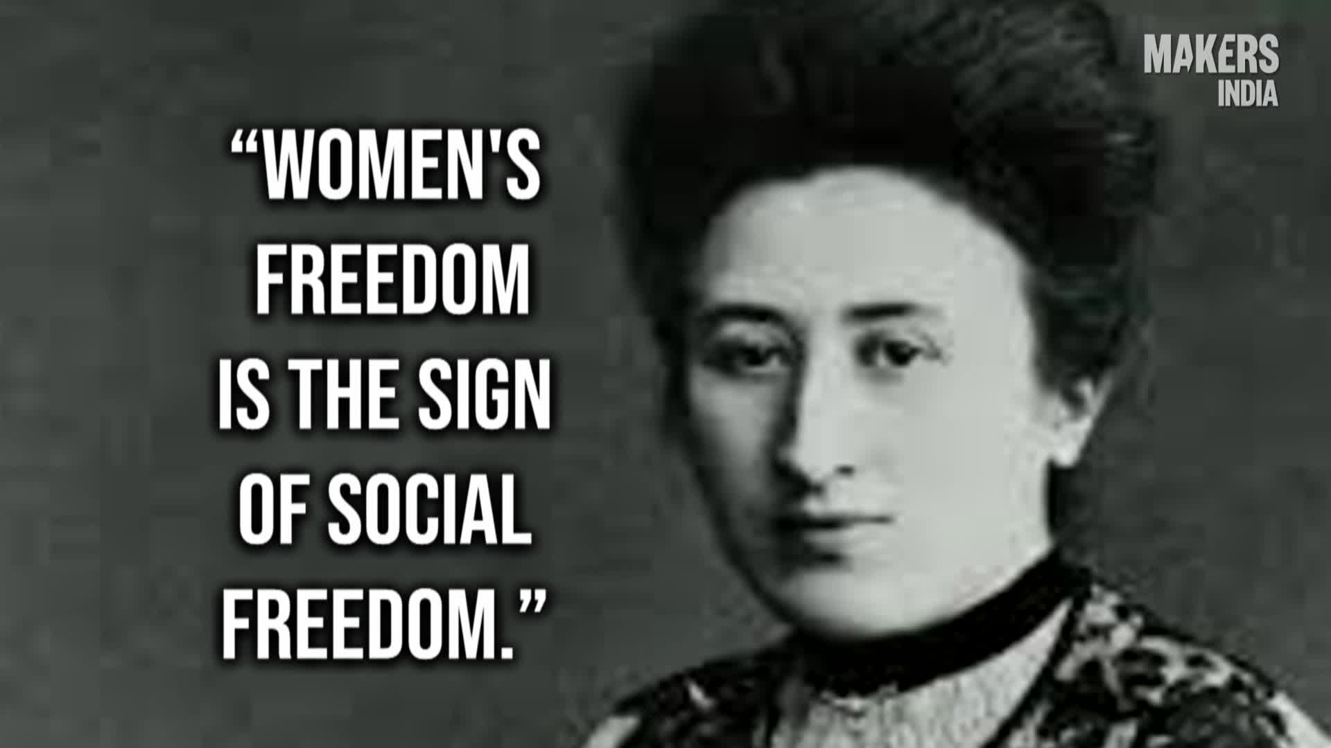 1920x1080 Rosa Luxemburg: Women's Freedom Is The Sign Of Social Freedom