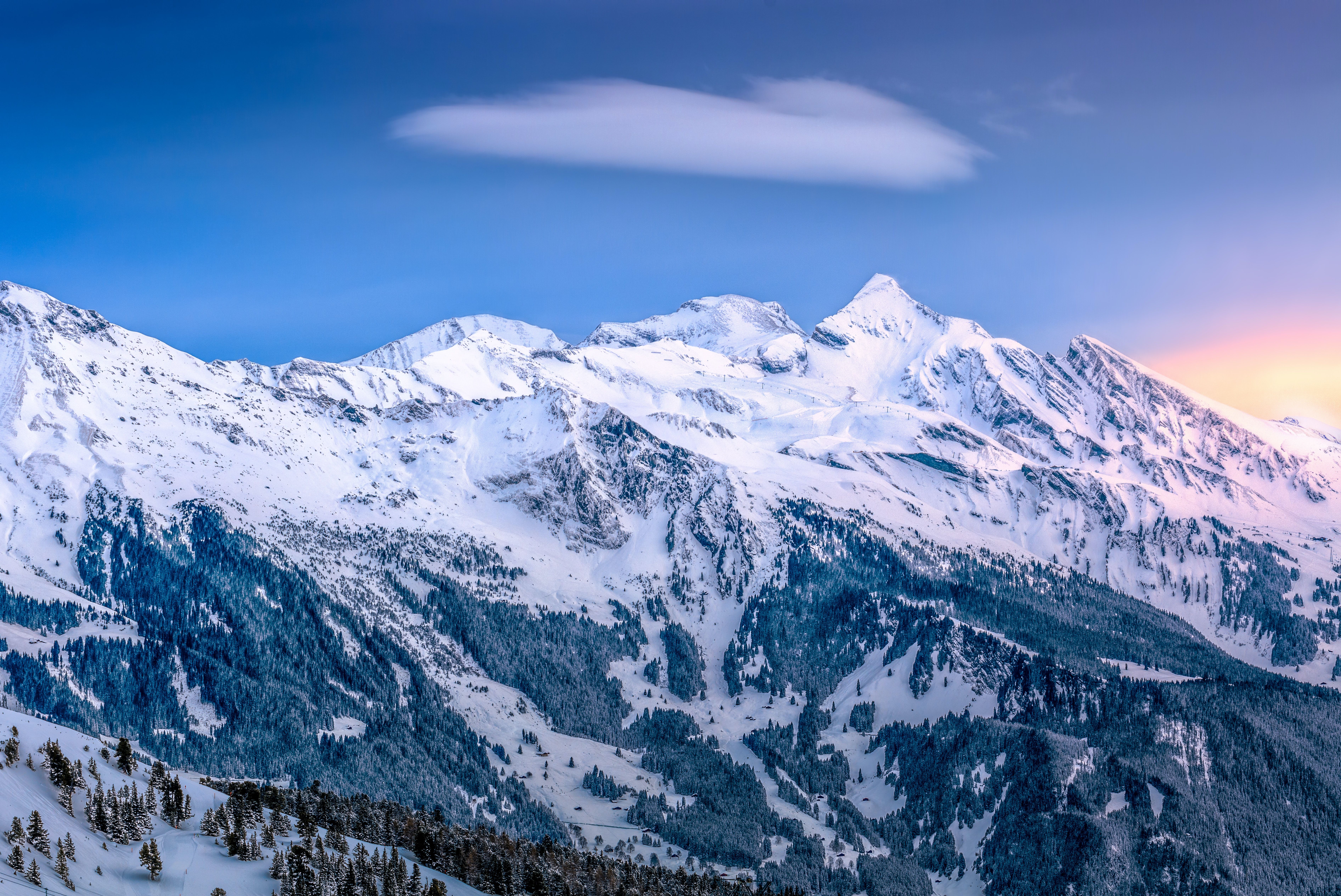 7570x5059 Wallpaper Grindelwald Ski Area, Skiing, Ski Resort, Piste, Alpine Skiing, Background Free Image