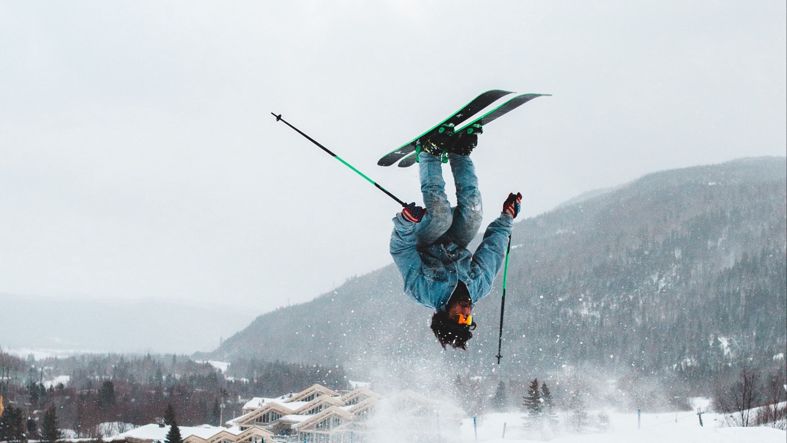 2560x1440 Download wallpaper 2560x1440 alpine skiing, skiing, sports widescreen 16:9 HD background