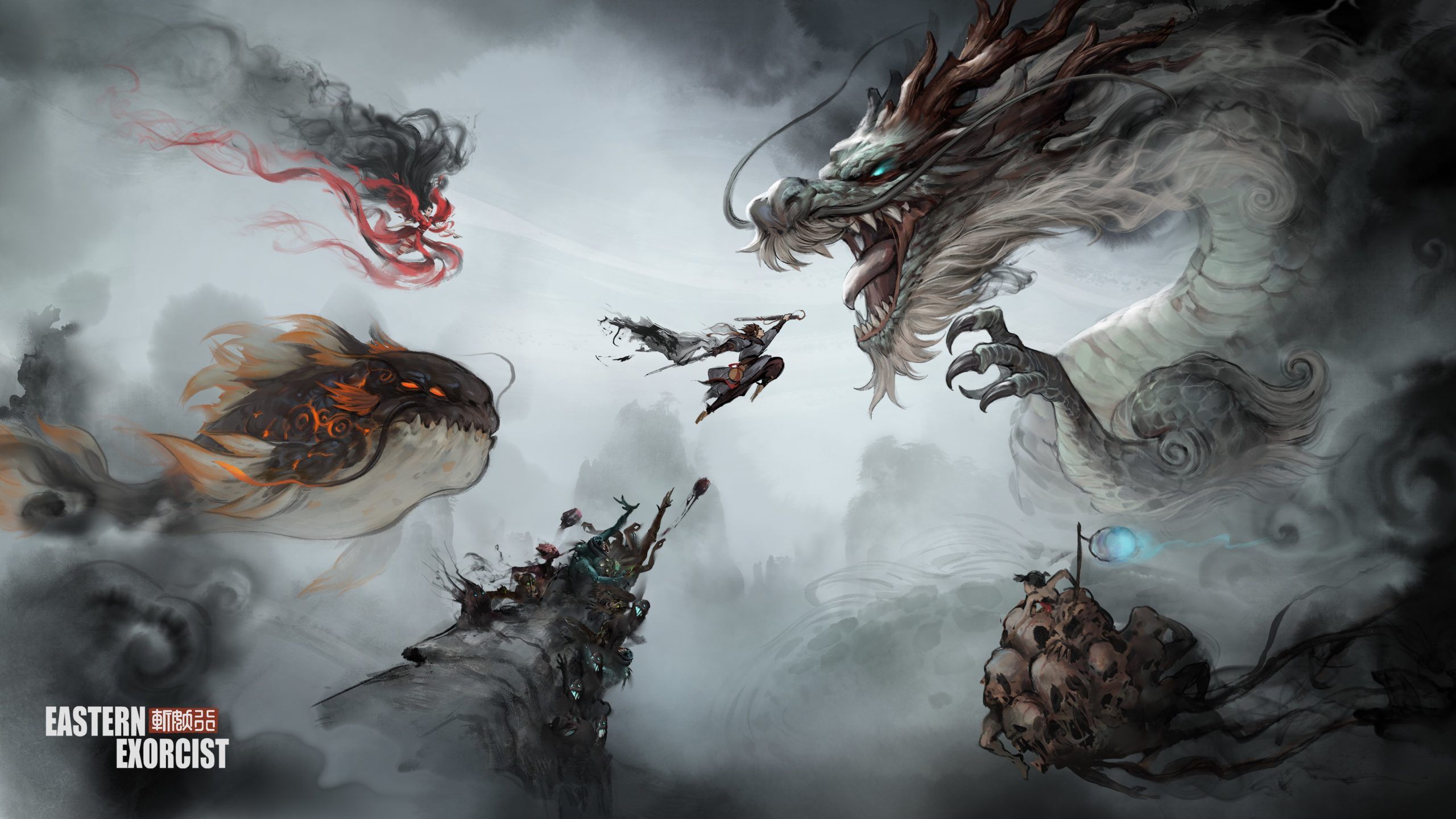 2560x1440 Phone wallpaper: Eastern Exorcist, Chinese Dragon, Video Game 1061318