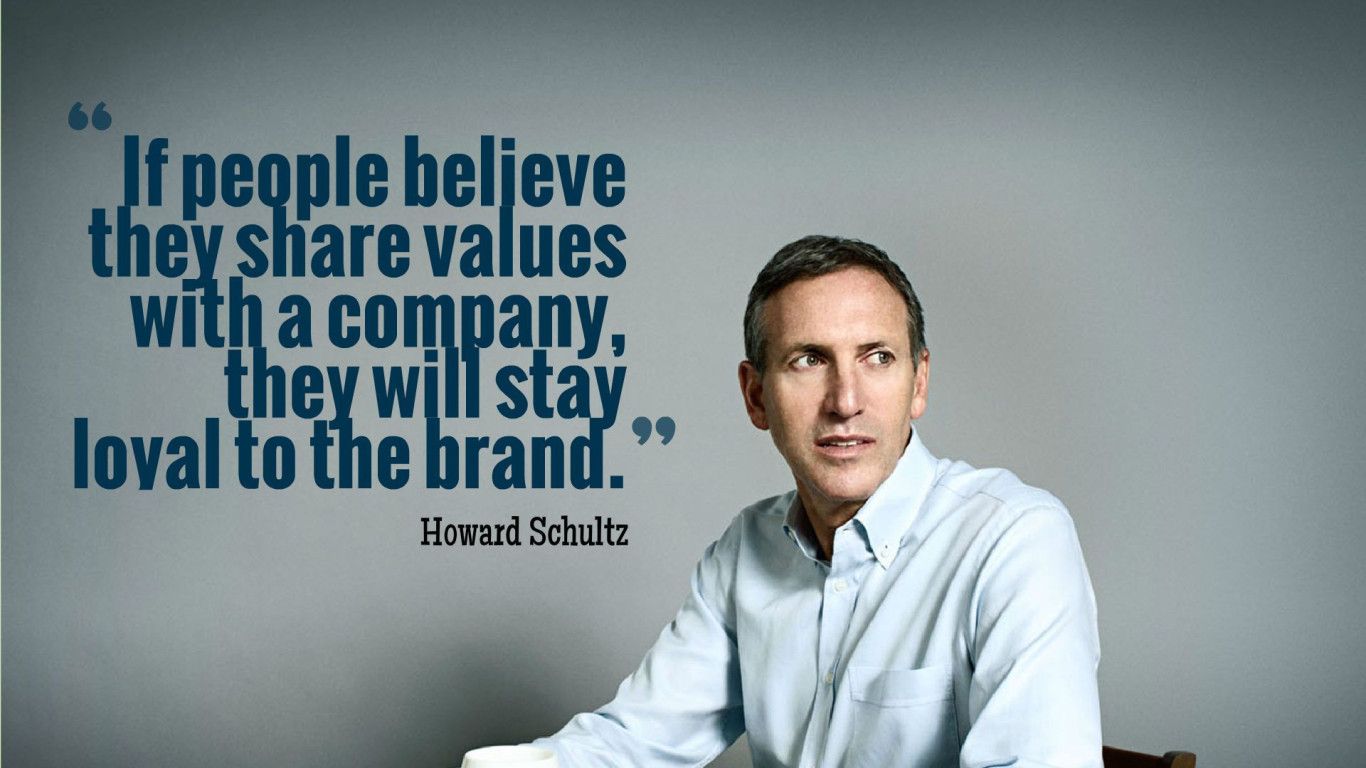 1366x768 Howard Schultz Quotes Wallpaper 10667