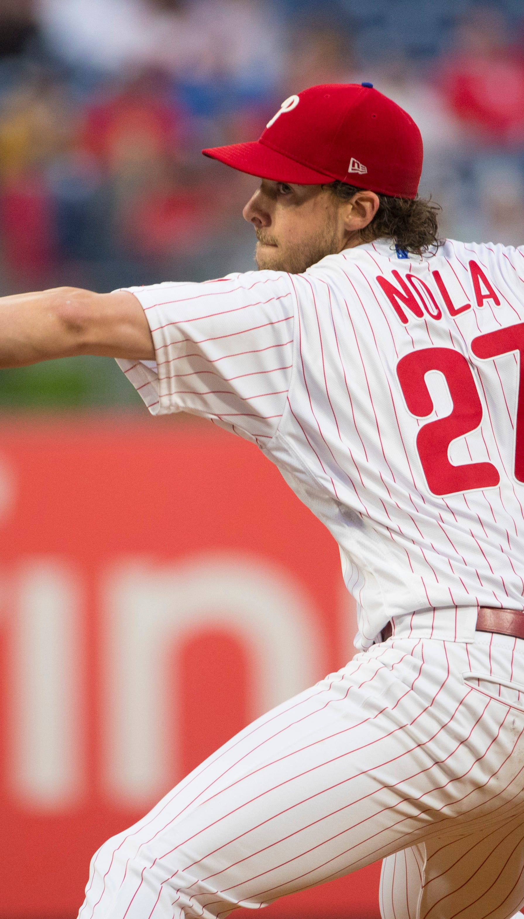 1791x3142 Phillies manager Joe Girardi on Aaron Nola's 12 strikeouts