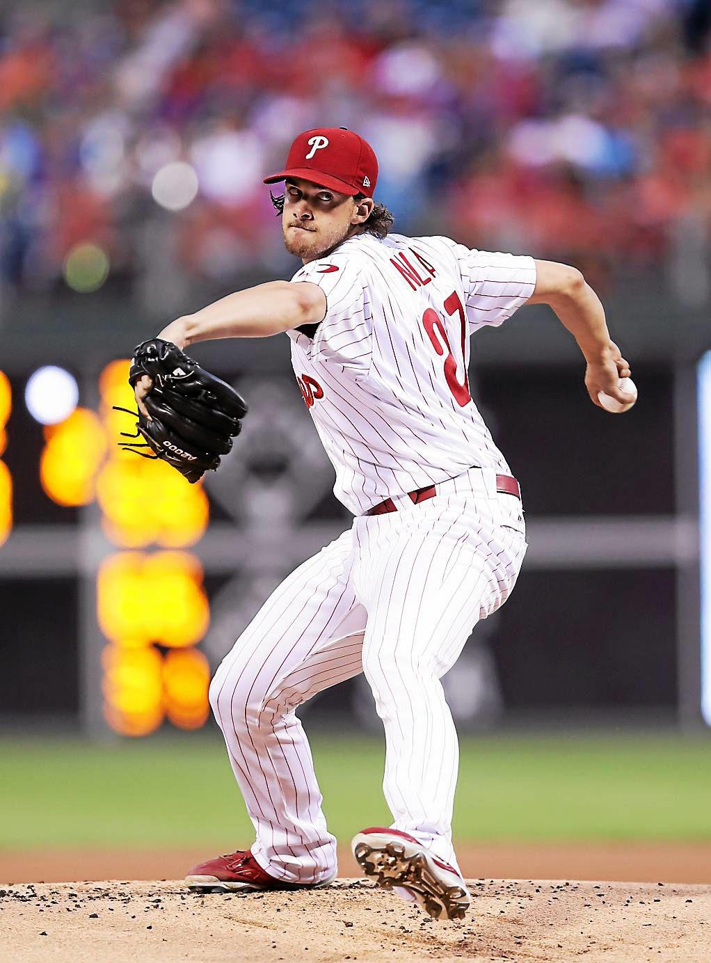 1022x1384 Phillies giving ball to Aaron Nola on Opening Day