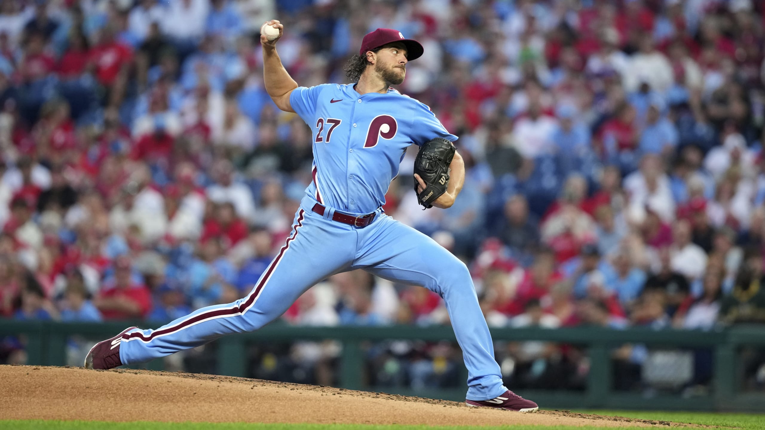 2560x1440 Aaron Nola has another Phillies legend in his sights after passing Cole Hamels