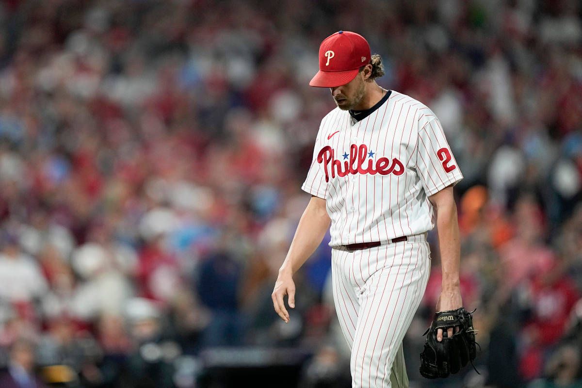 1200x800 Download Aaron Nola Head Hanging Wallpaper