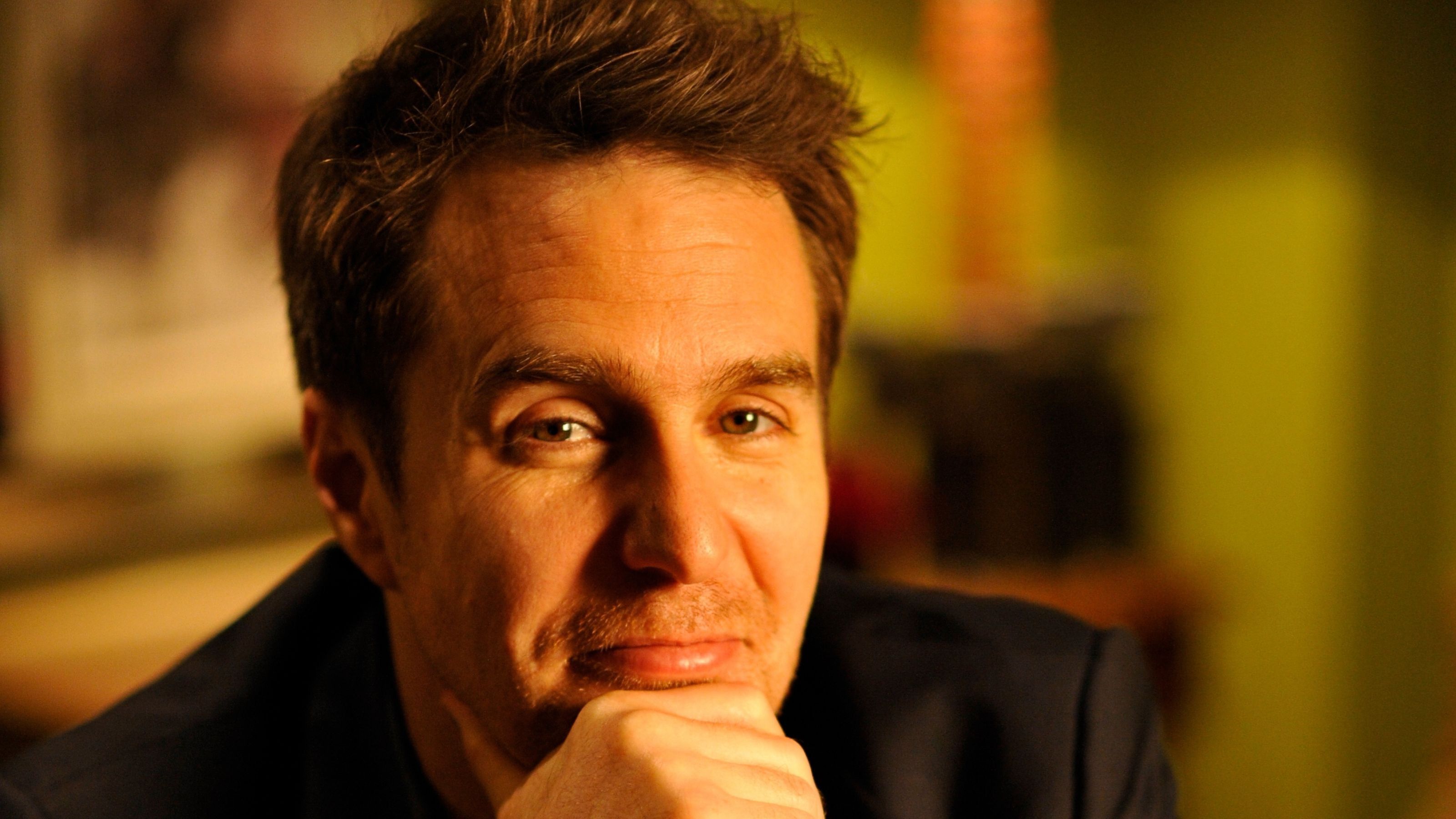 3200x1800 Download American Actor Celebrity Sam Rockwell HD Wallpaper