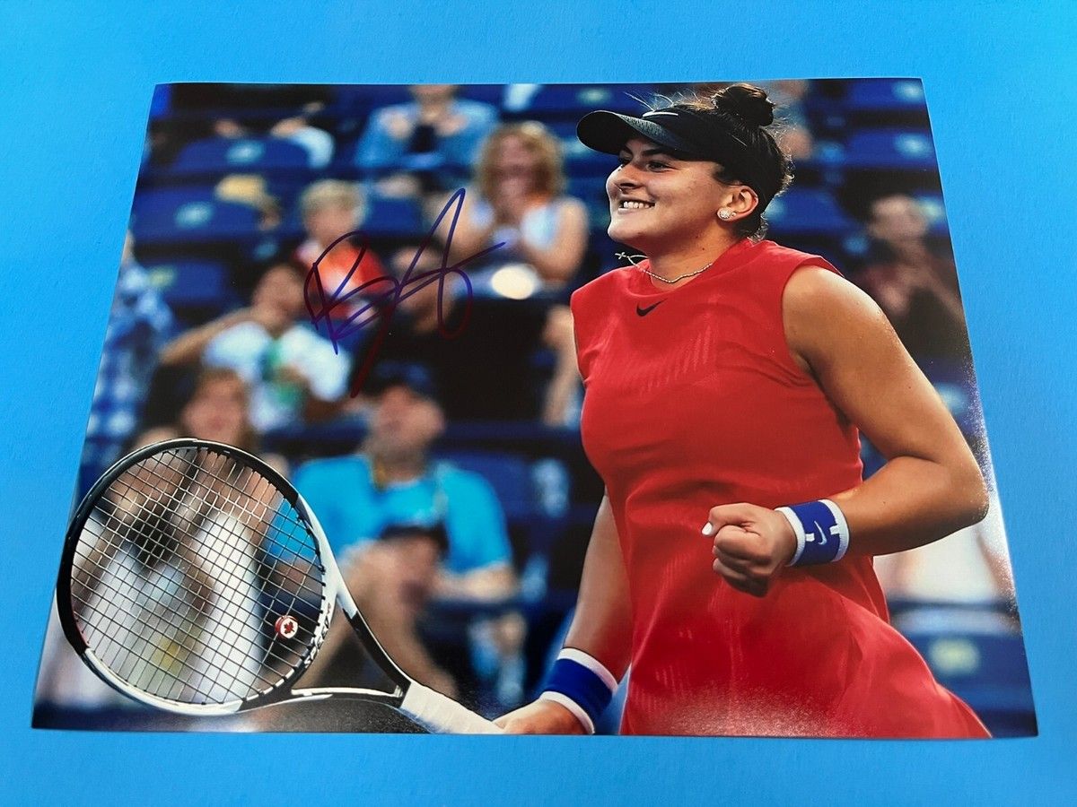 1200x900 Bianca Andreescu WTA US Open Tennis 8x10 Photo Signed Auto