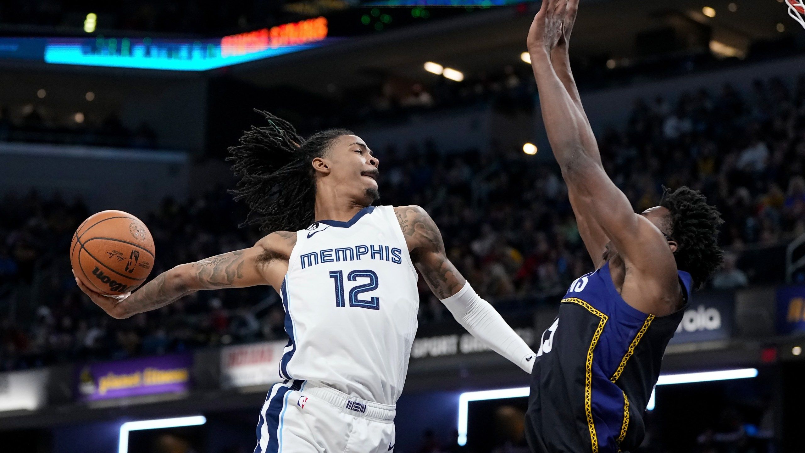 2560x1440 Morant's slam in Indy highlights Grizzlies' 9th straight win
