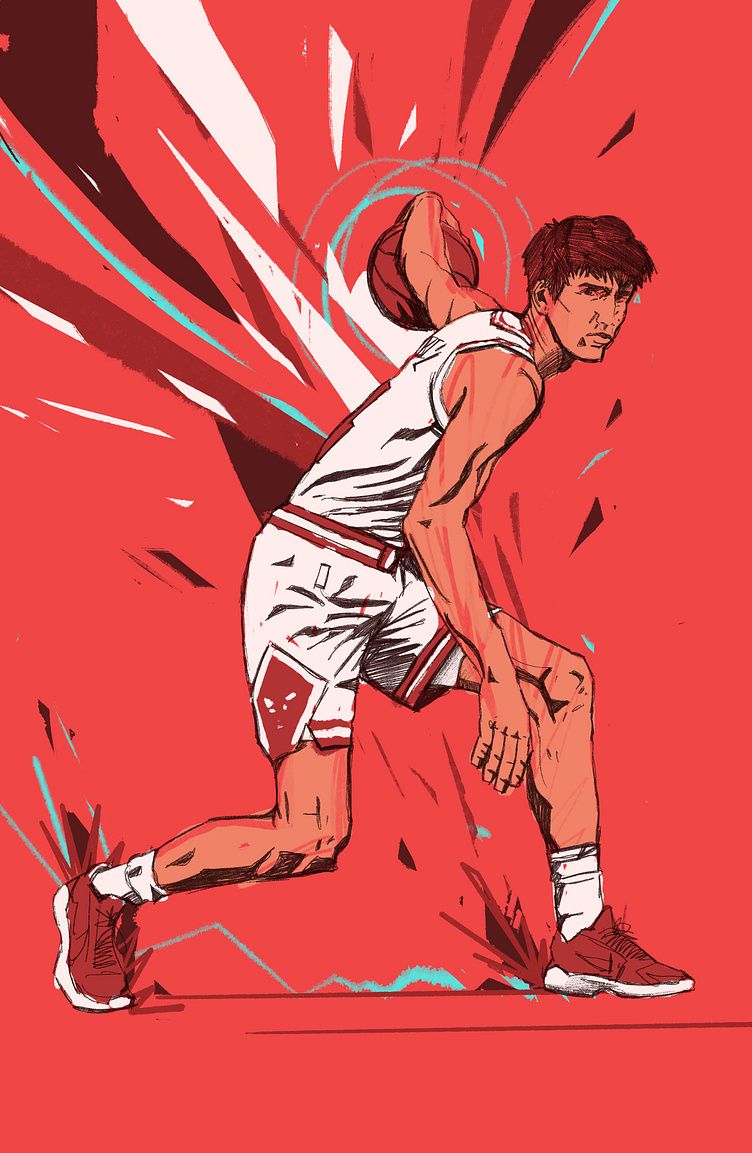 752x1153 Matas Buzelis by Arunas Kacinskas on Dribbble