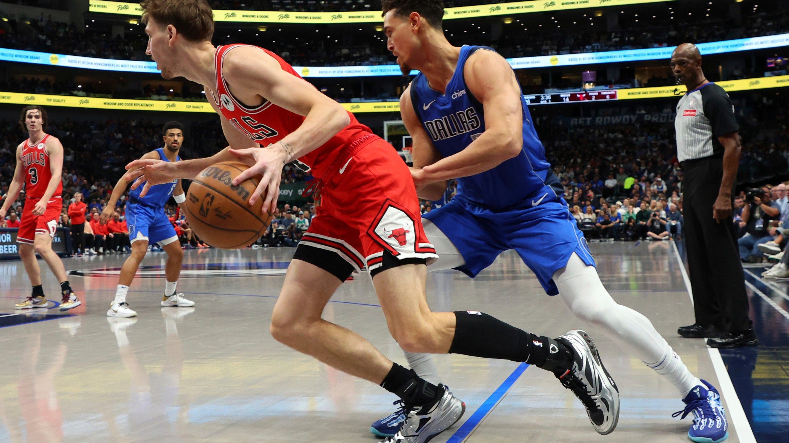 2560x1440 Rookie forward Matas Buzelis had the best game of his young NBA career, but Bulls fall to Doncic, Mavs