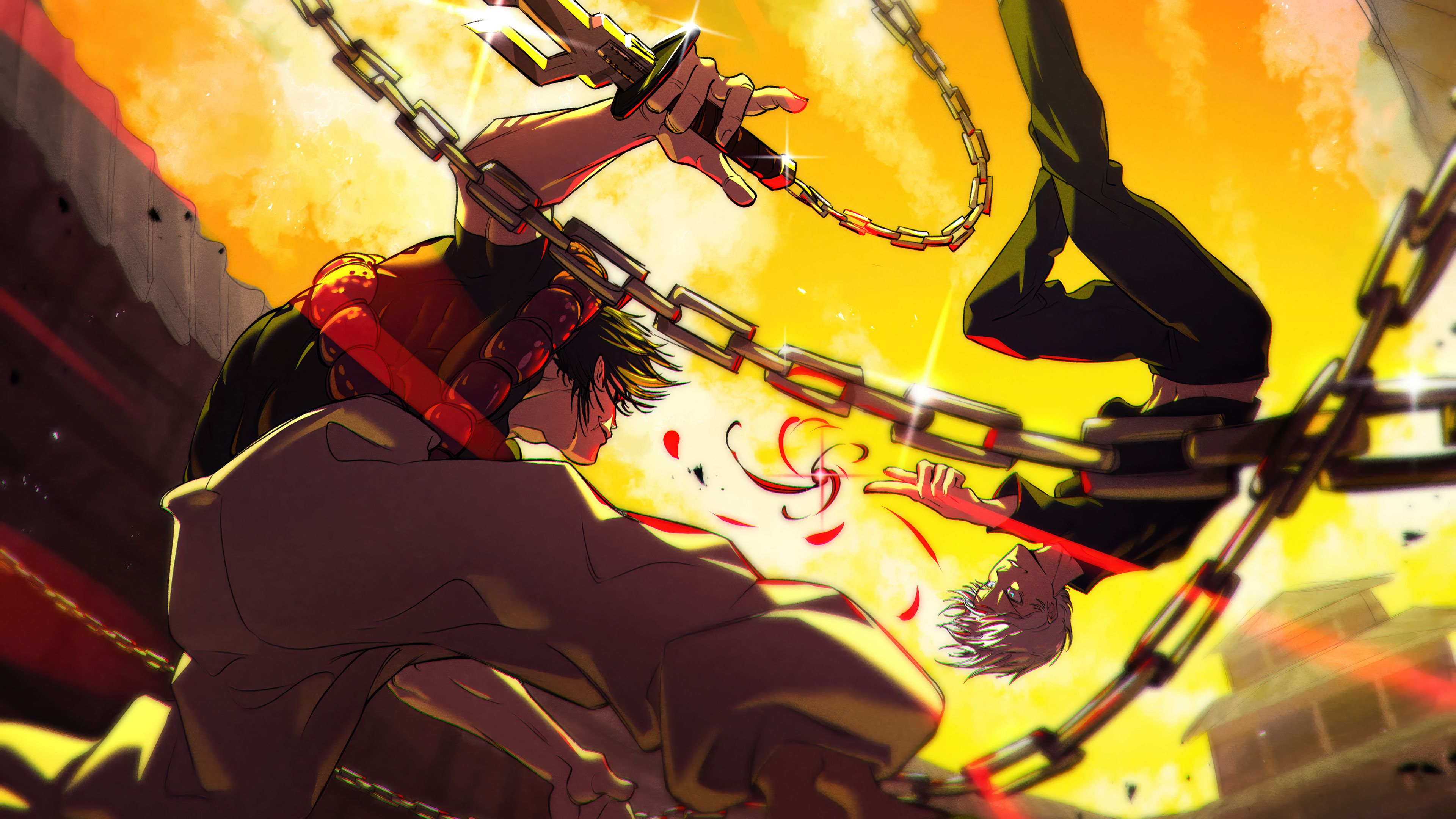 3840x2160 Gojo vs. Toji Jujutsu Kaisen Wallpaper 4K HD PC